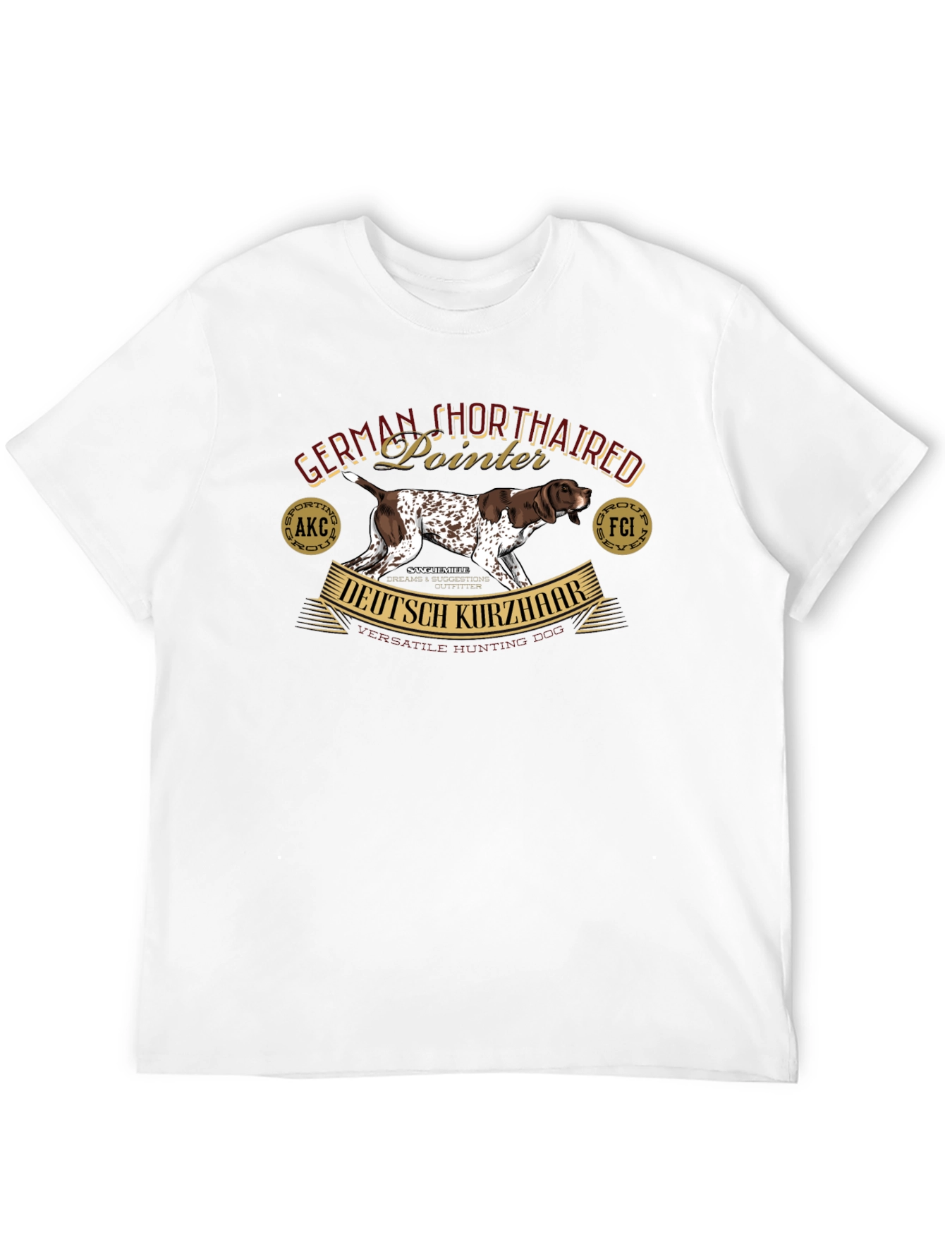 German Shorthaired Pointer Dog Breed T-Shirt