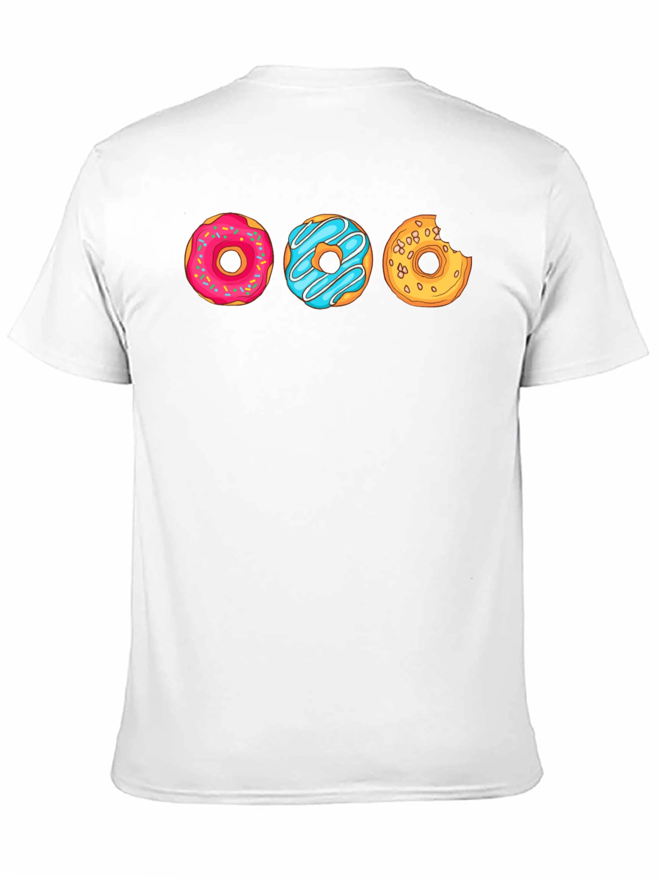 Fun Donut Graphic Tee - Black Casual Shirt
