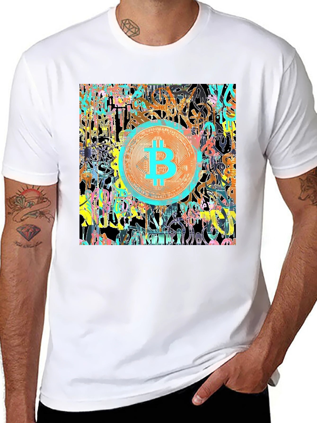 Bitcoin Crypto Art T-Shirt