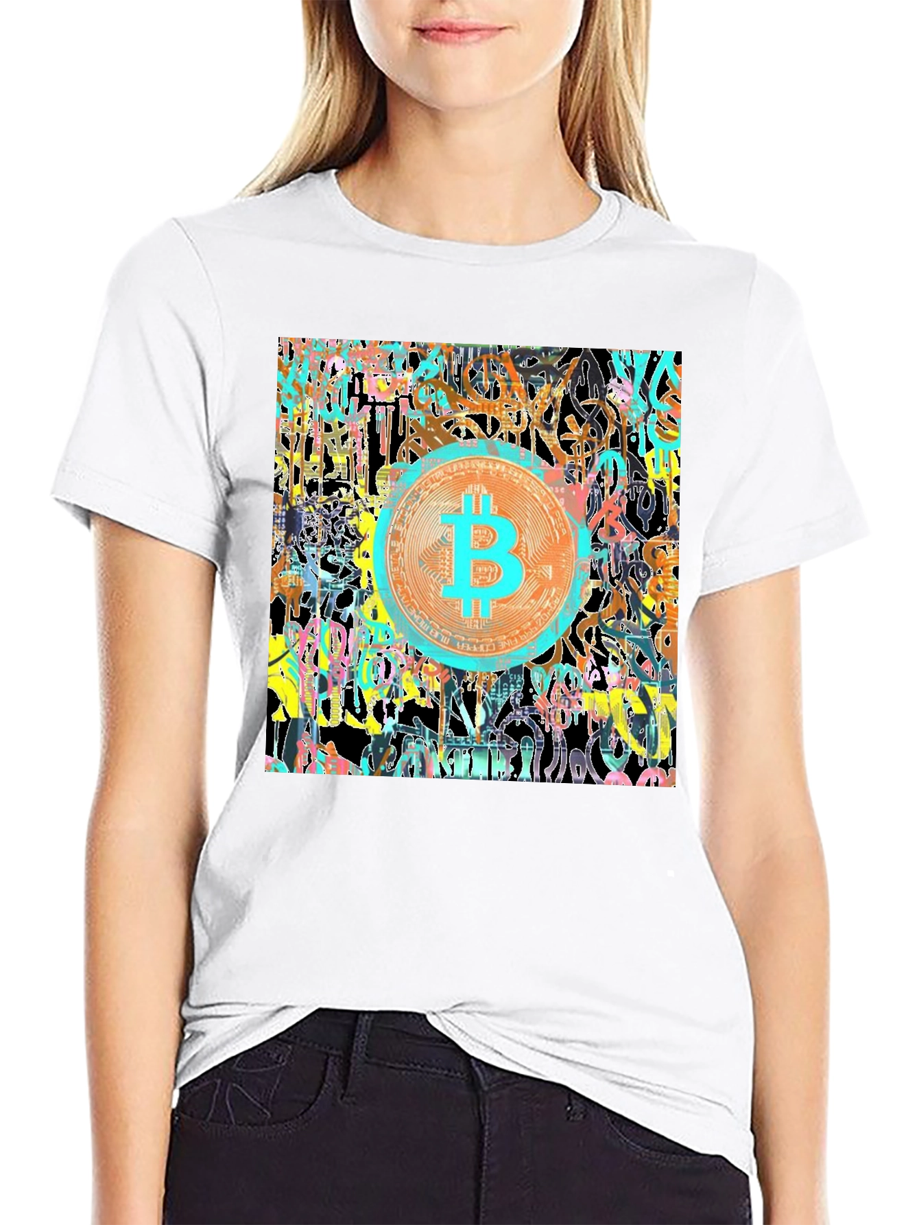 Bitcoin Crypto Art T-Shirt