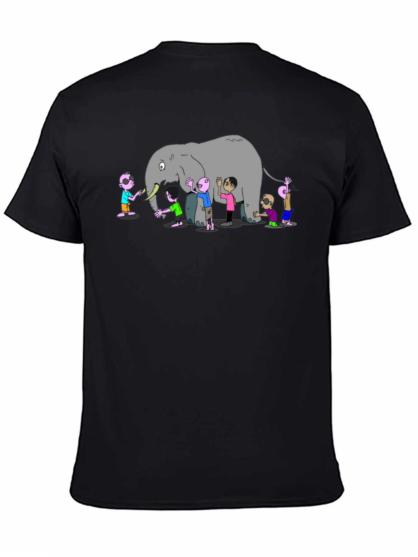 Blind Men & Elephant Graphic T-Shirt