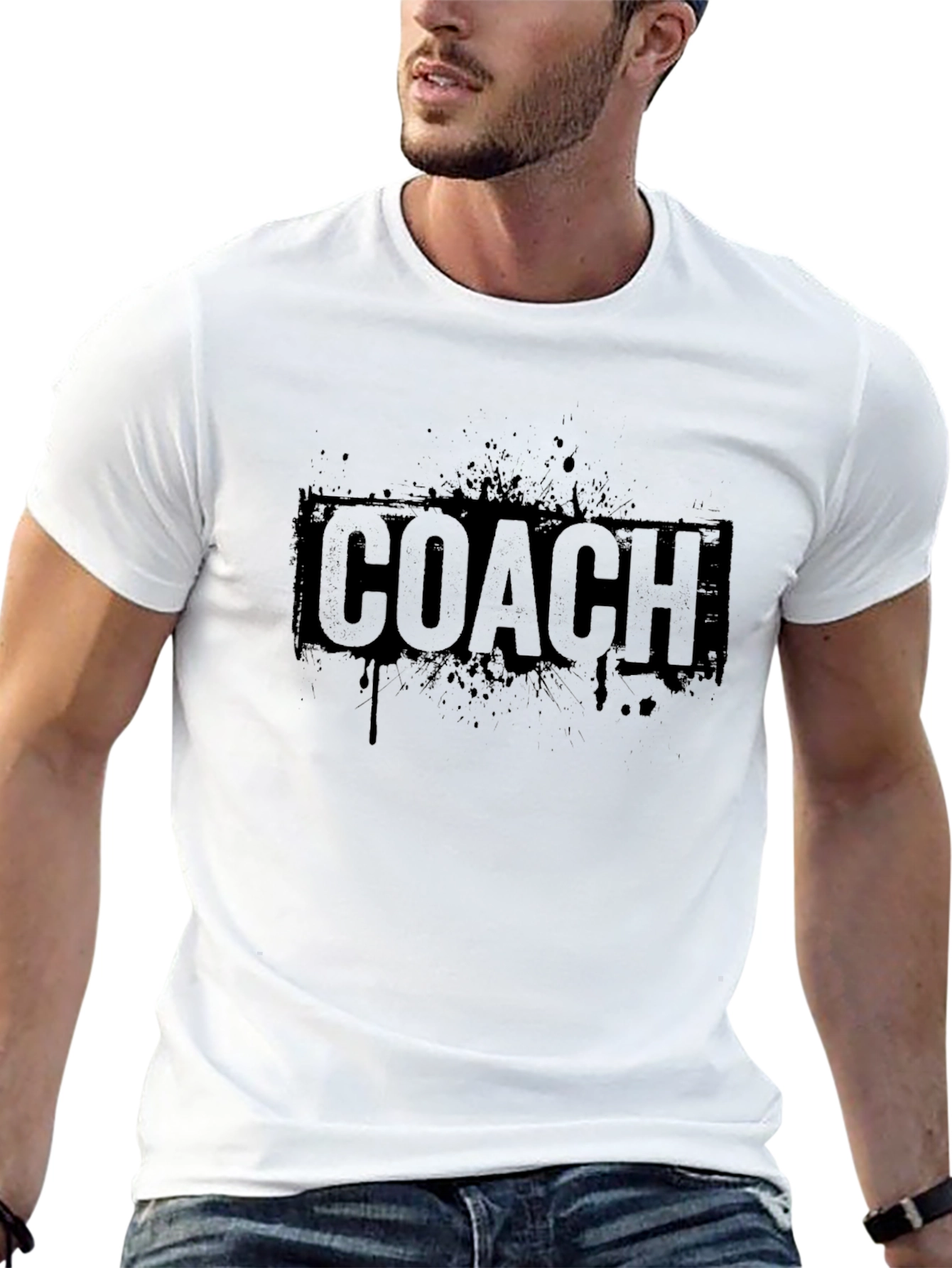 Coach Black Graphic T-Shirt