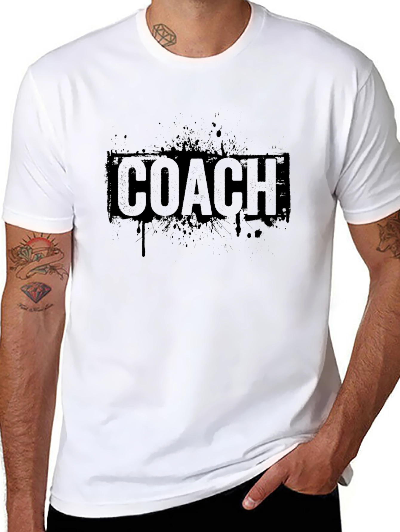 Coach Black Graphic T-Shirt