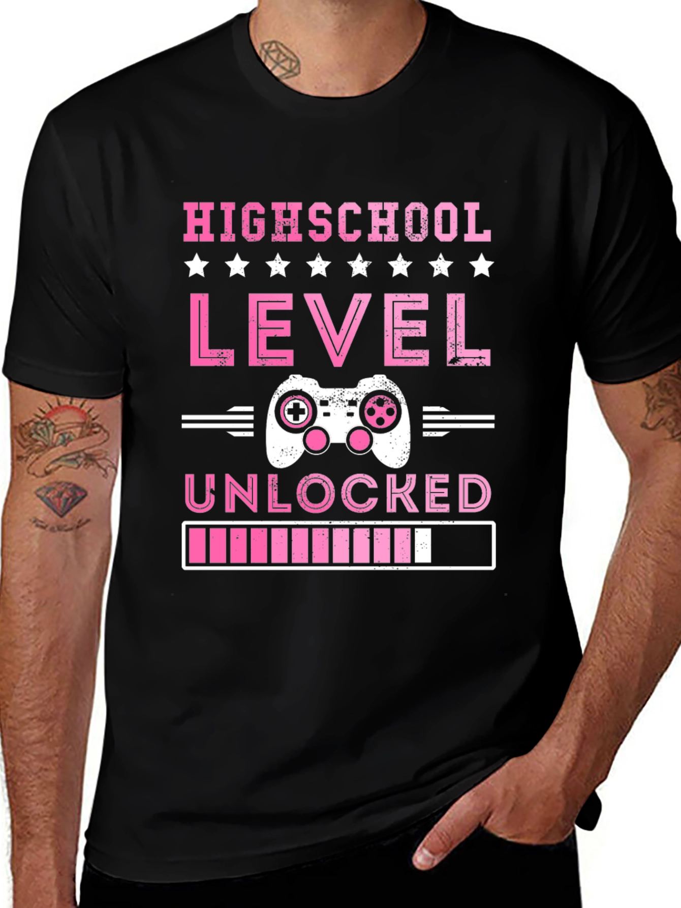 High School Level Unlocked Gamer T-Shirt