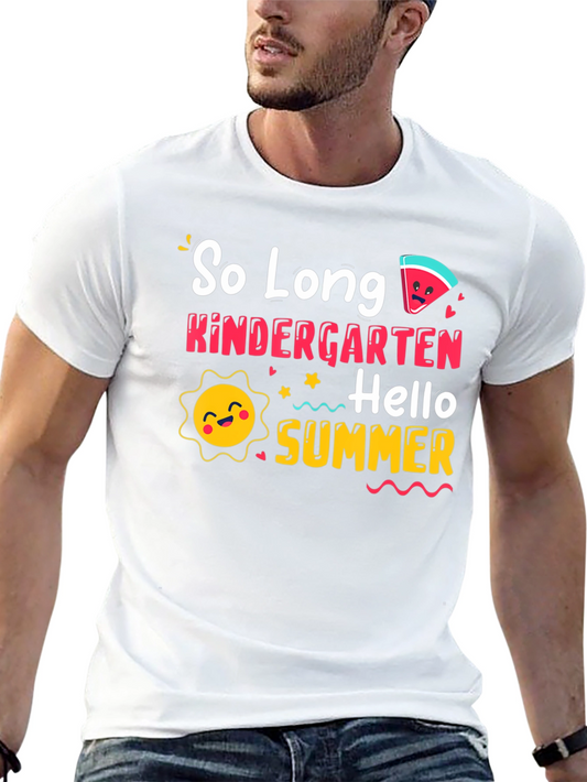 So Long Kindergarten Hello Summer T-Shirt