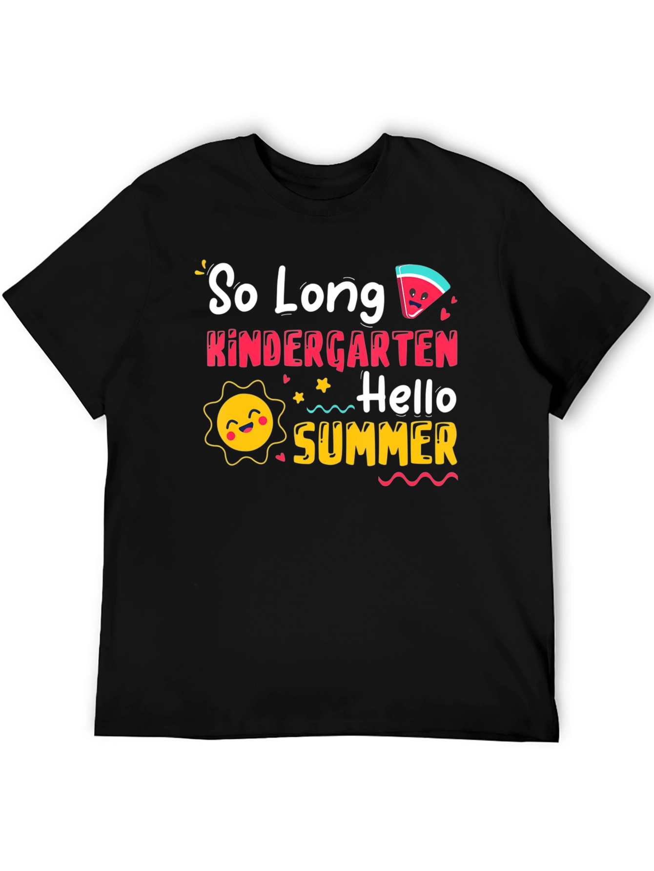 So Long Kindergarten Hello Summer T-Shirt