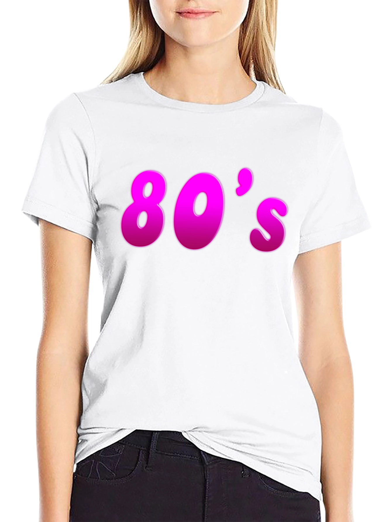 80s Graphic Black T-Shirt