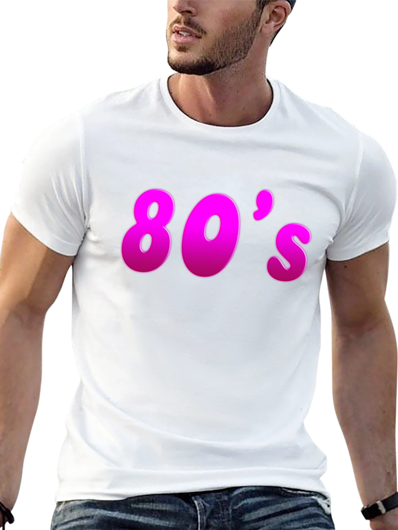 80s Graphic Black T-Shirt