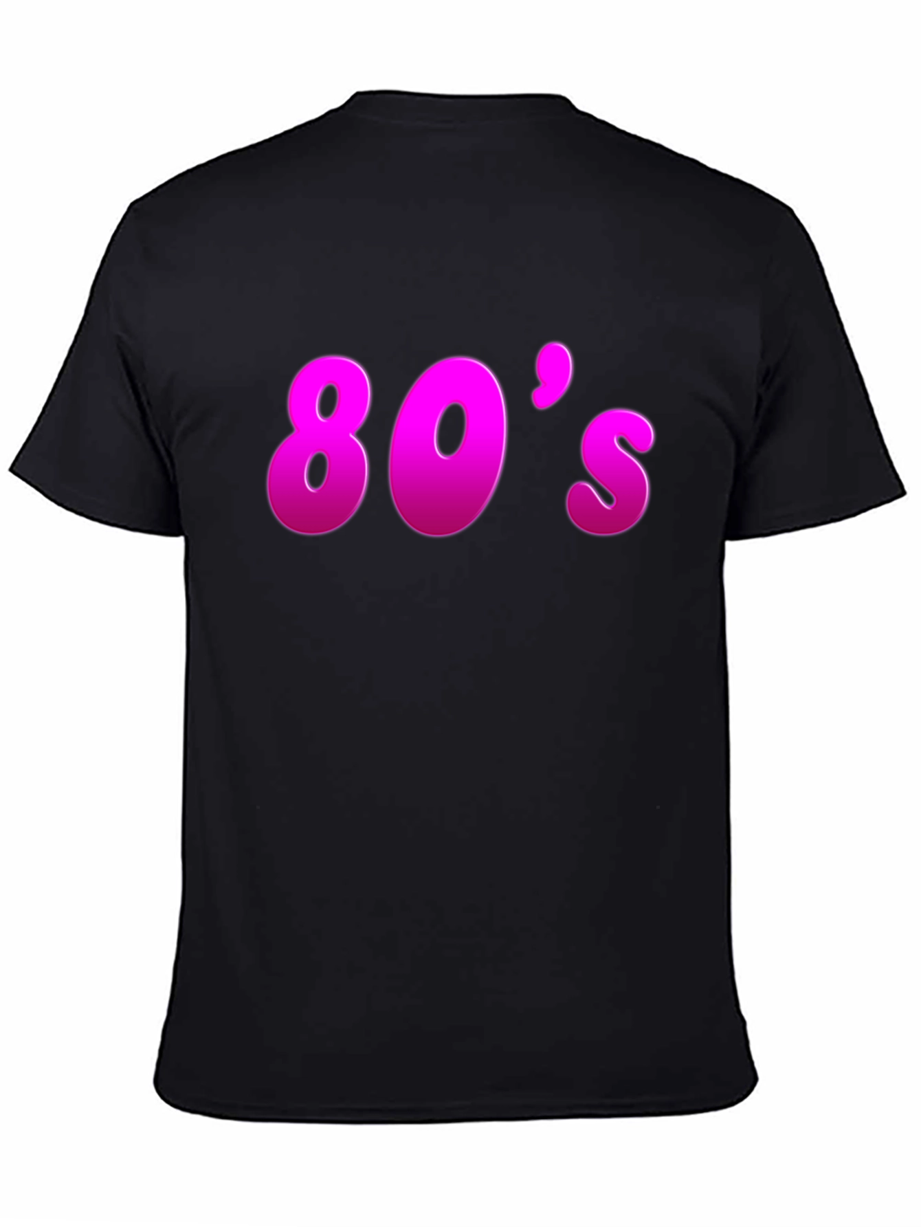 80s Graphic Black T-Shirt
