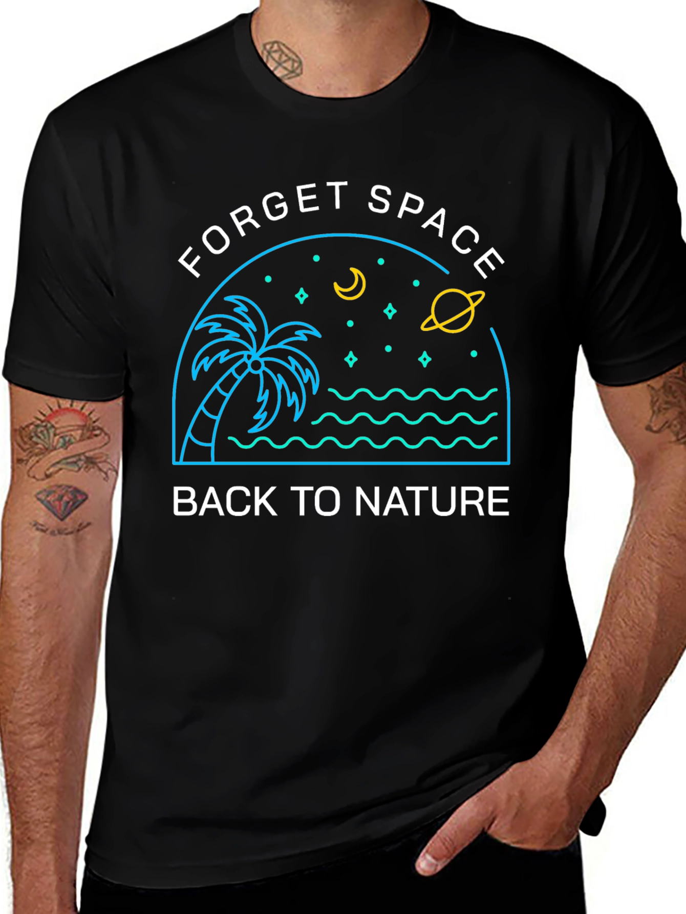 Forget Space Back to Nature Graphic Tee