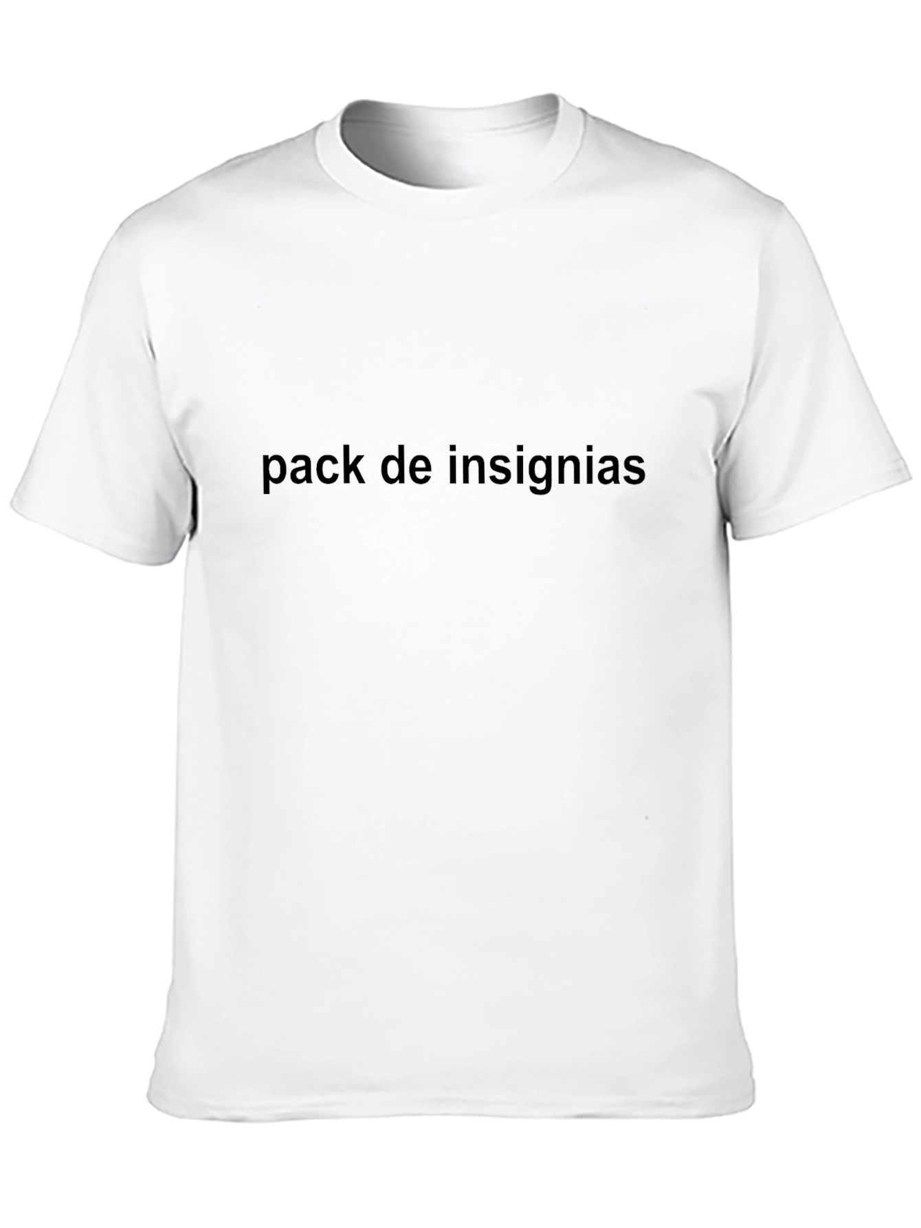Black Graphic T-Shirt - Pack de Insignias Design