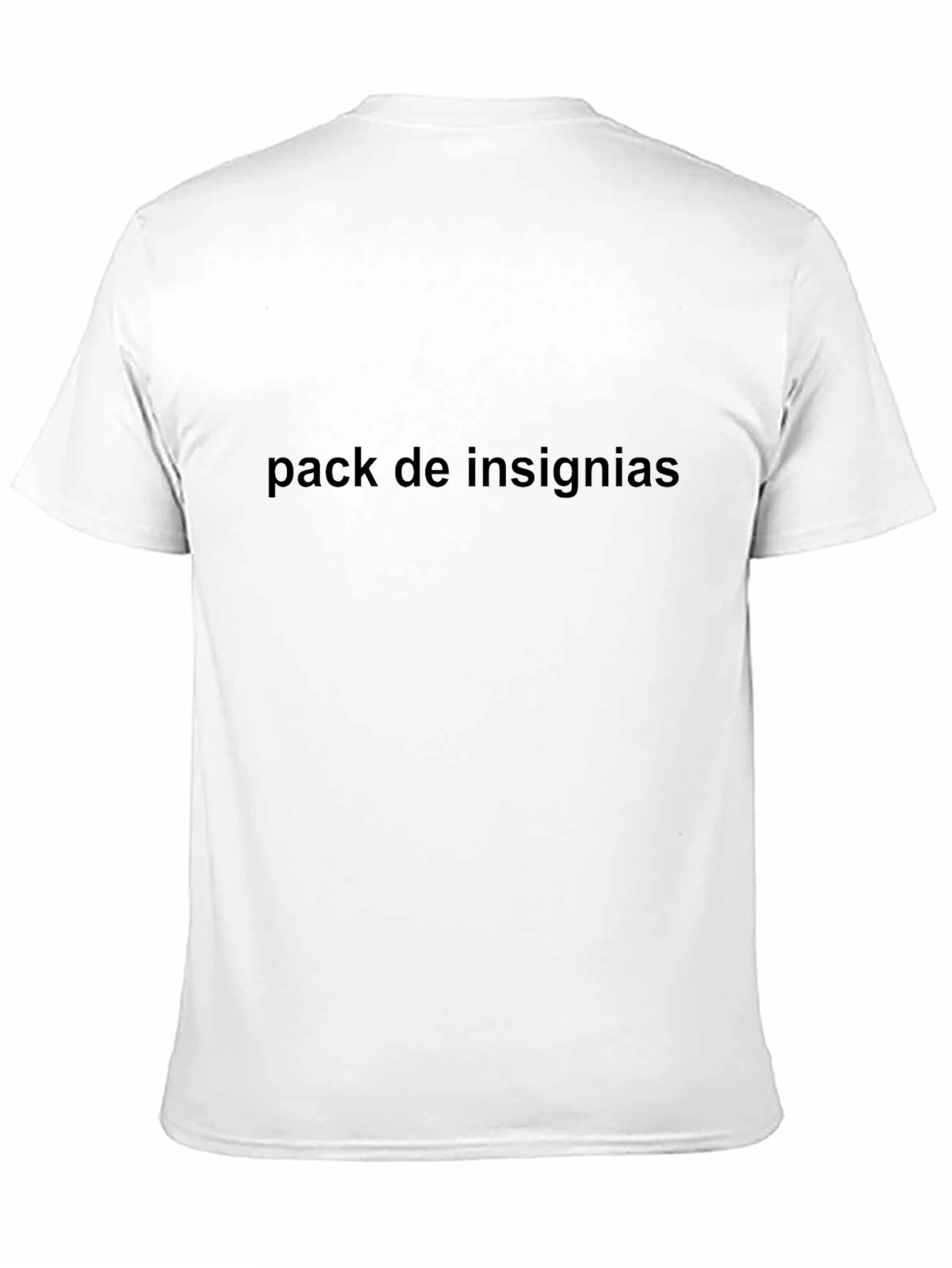 Black Graphic T-Shirt - Pack de Insignias Design