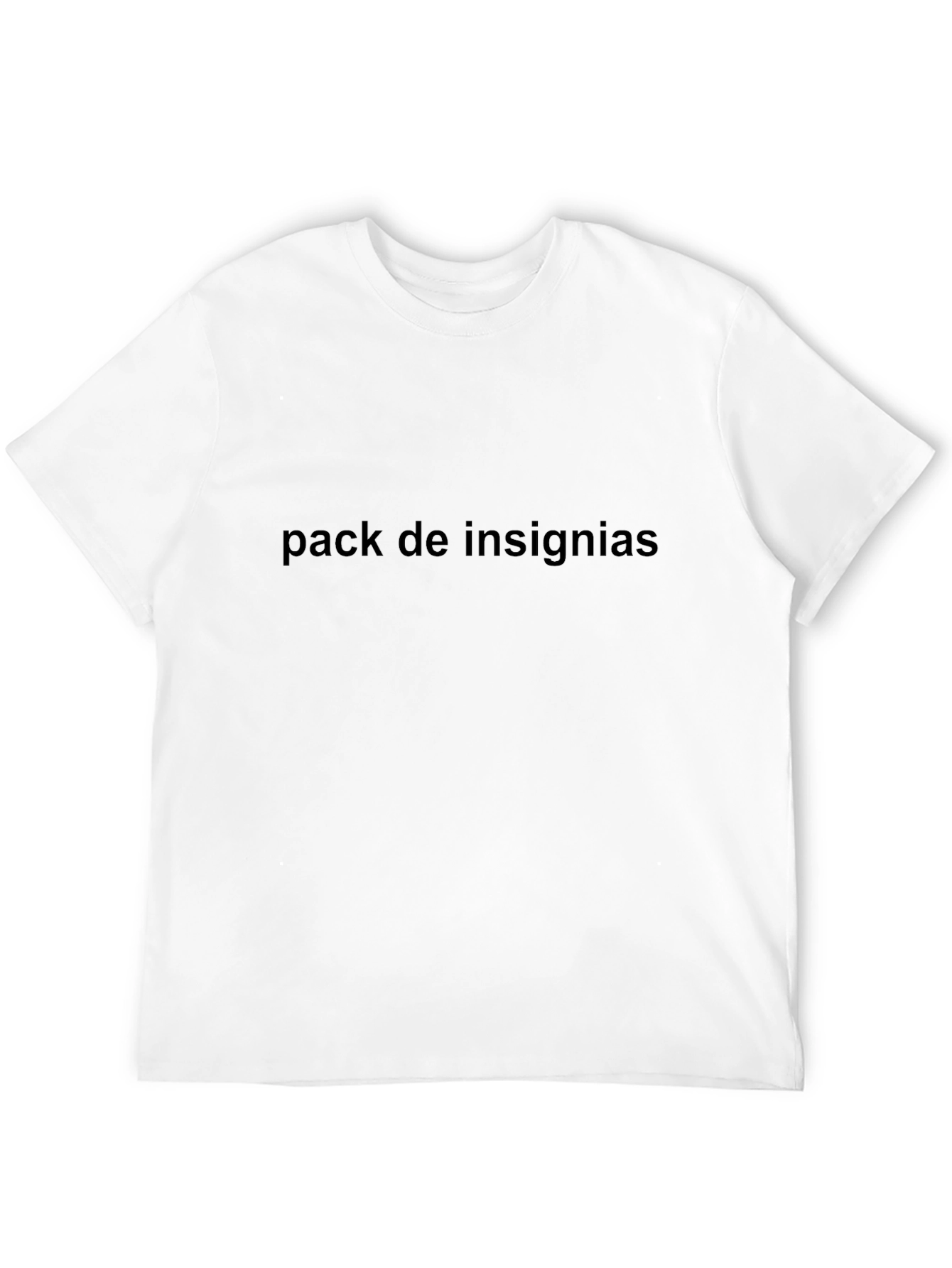 Black Graphic T-Shirt - Pack de Insignias Design