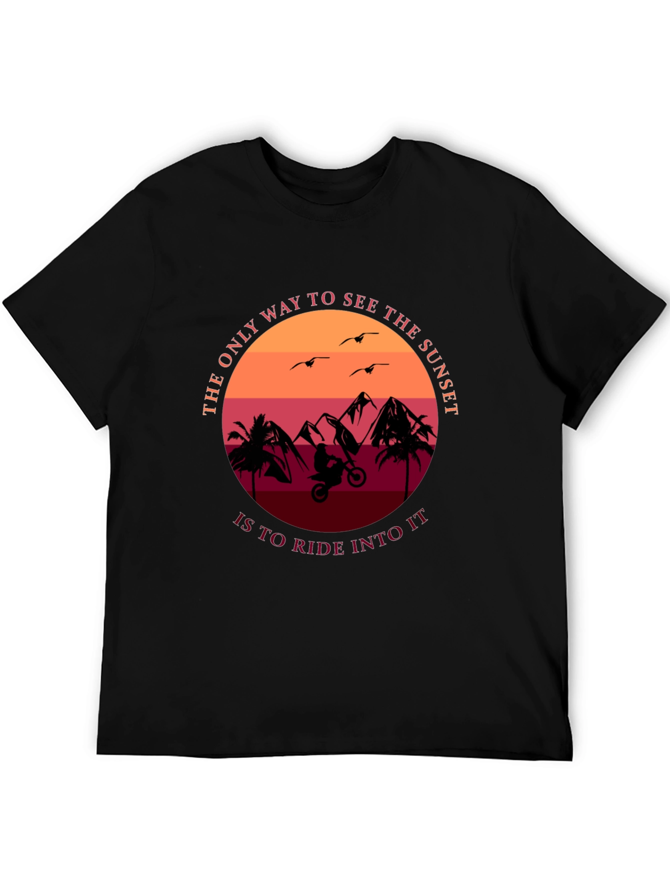 Sunset Ride T-Shirt - Adventure Tee