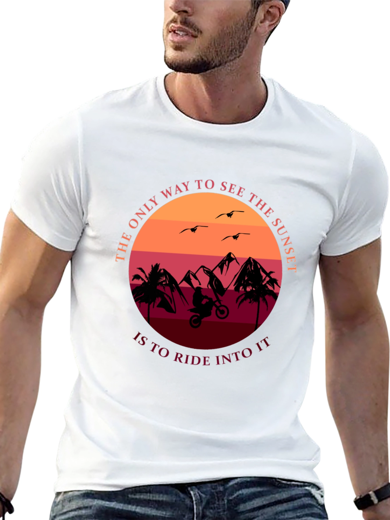Sunset Ride T-Shirt - Adventure Tee