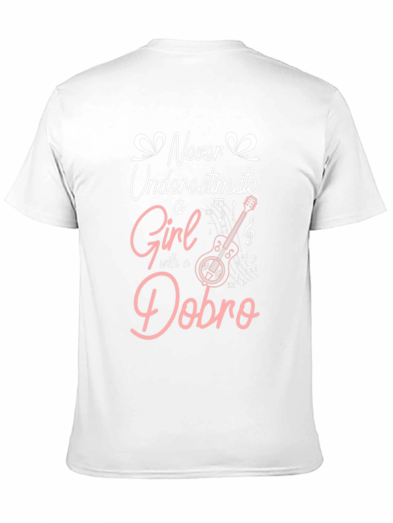 Never Underestimate a Girl with a Dobro T-Shirt