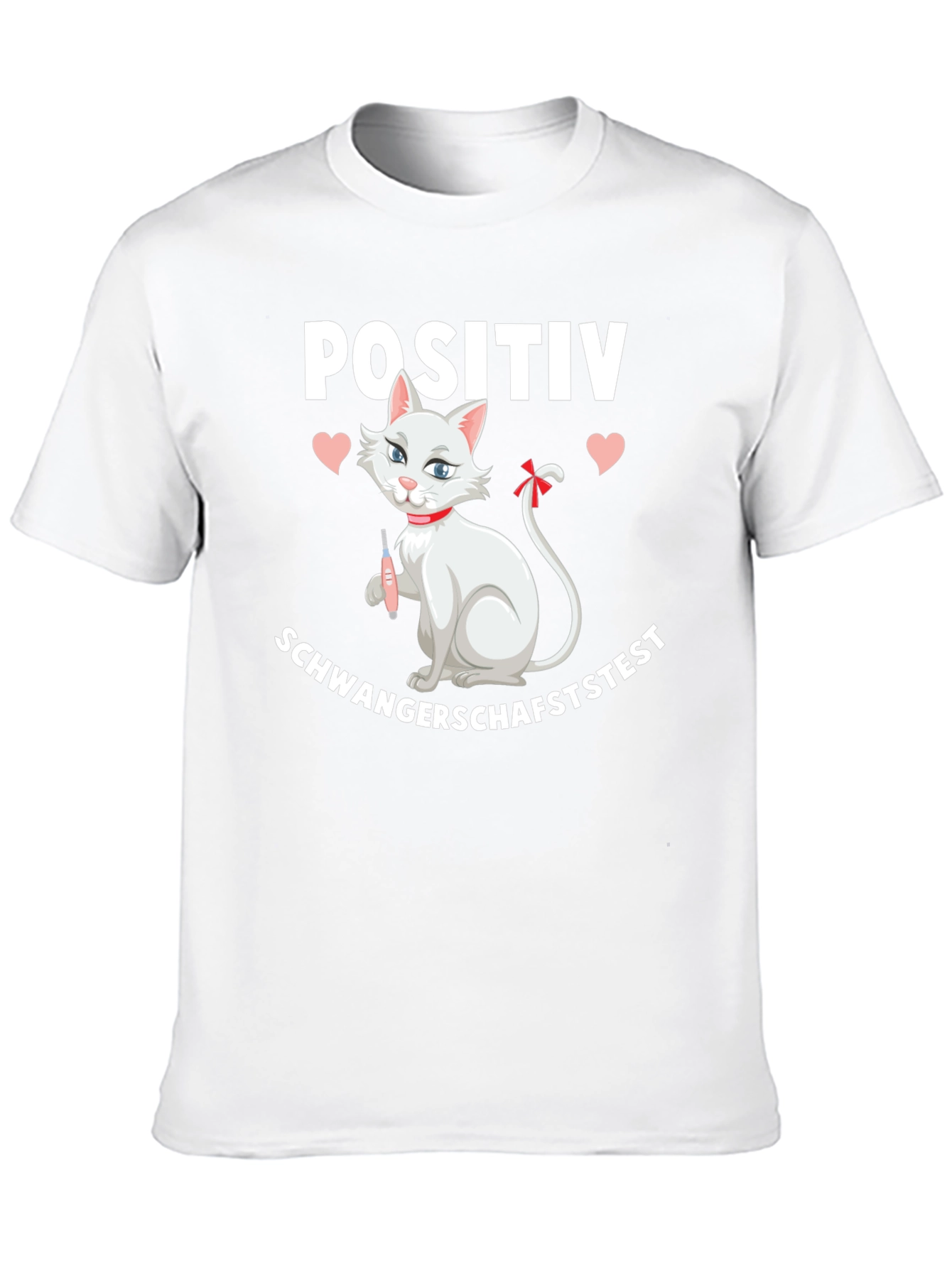 Positive Pregnancy Test Cat Shirt