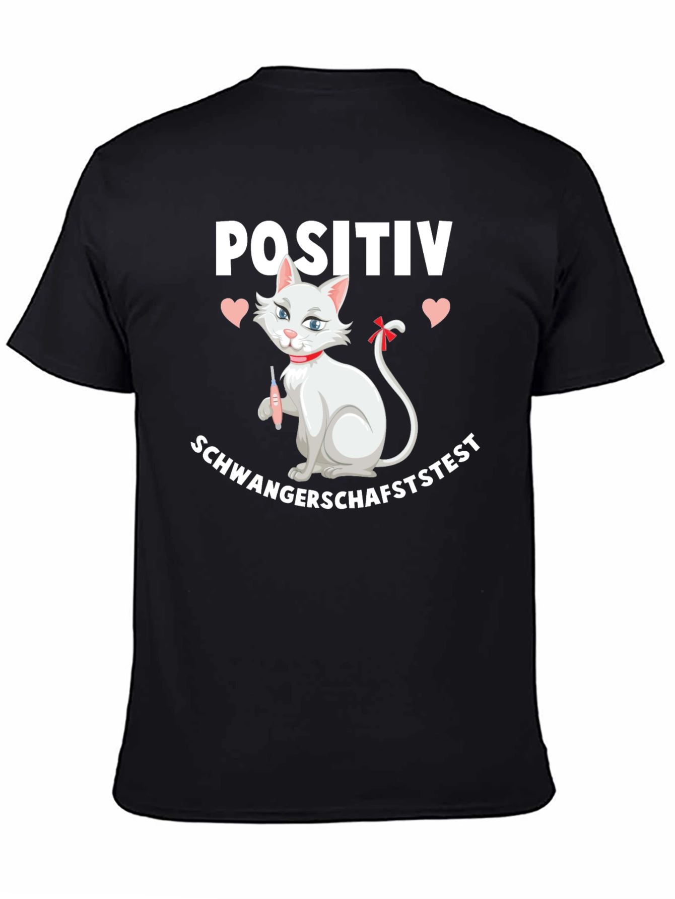 Positive Pregnancy Test Cat Shirt