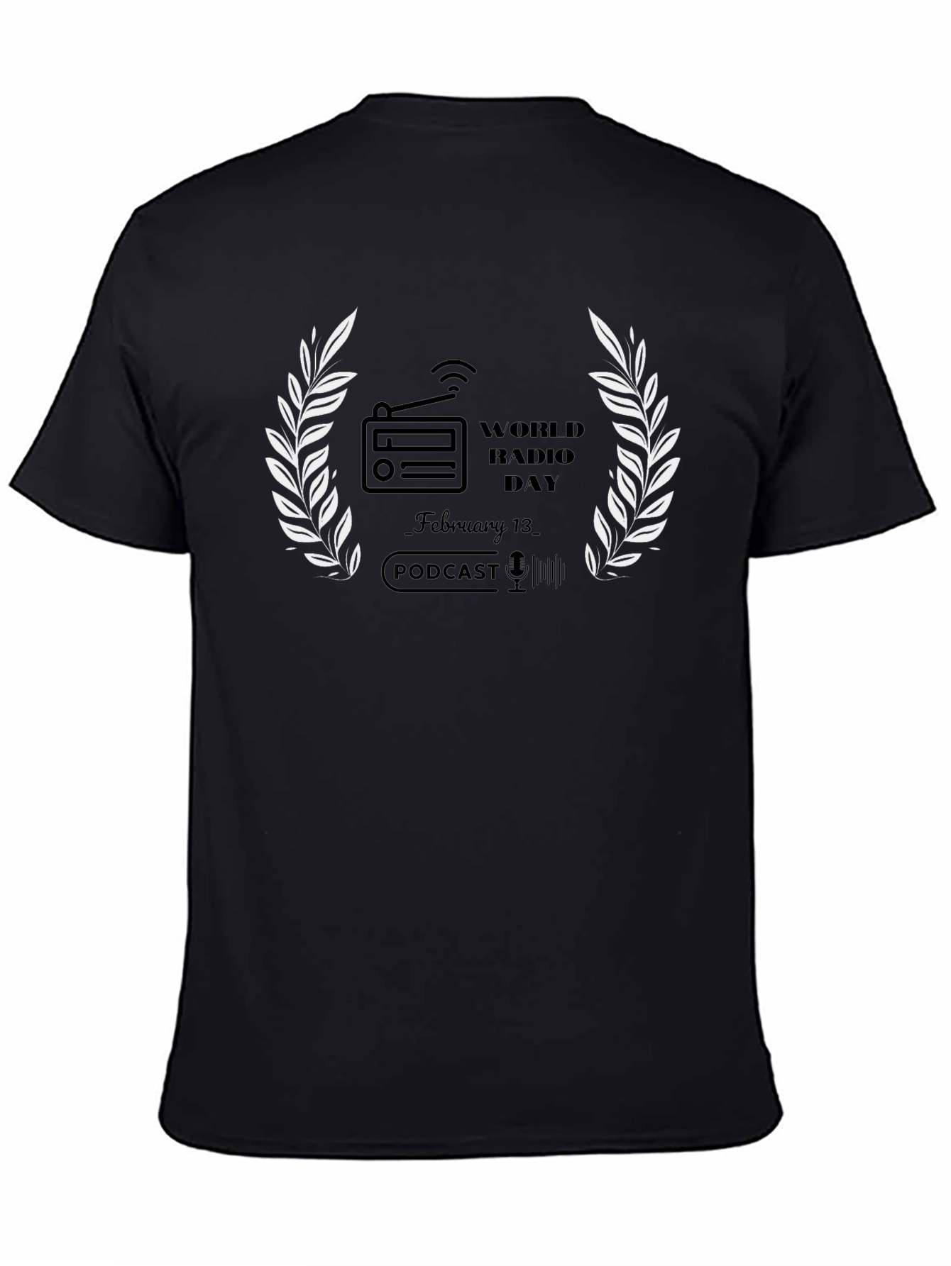World Radio Day February 13 Podcast T-Shirt