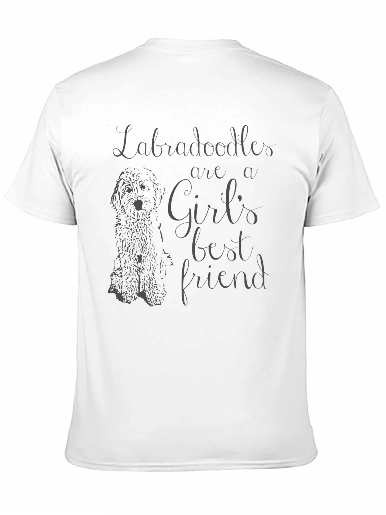 Labradoodle Girls Best Friend Graphic T-Shirt