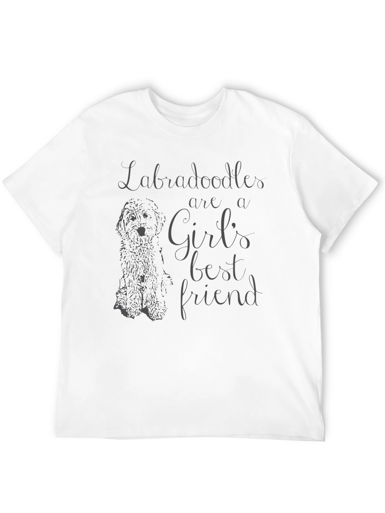 Labradoodle Girls Best Friend Graphic T-Shirt