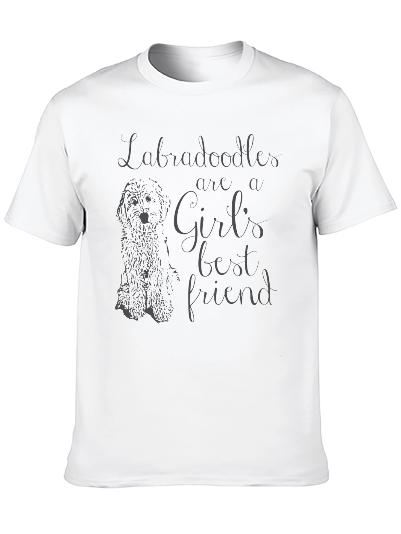 Labradoodle Girls Best Friend Graphic T-Shirt