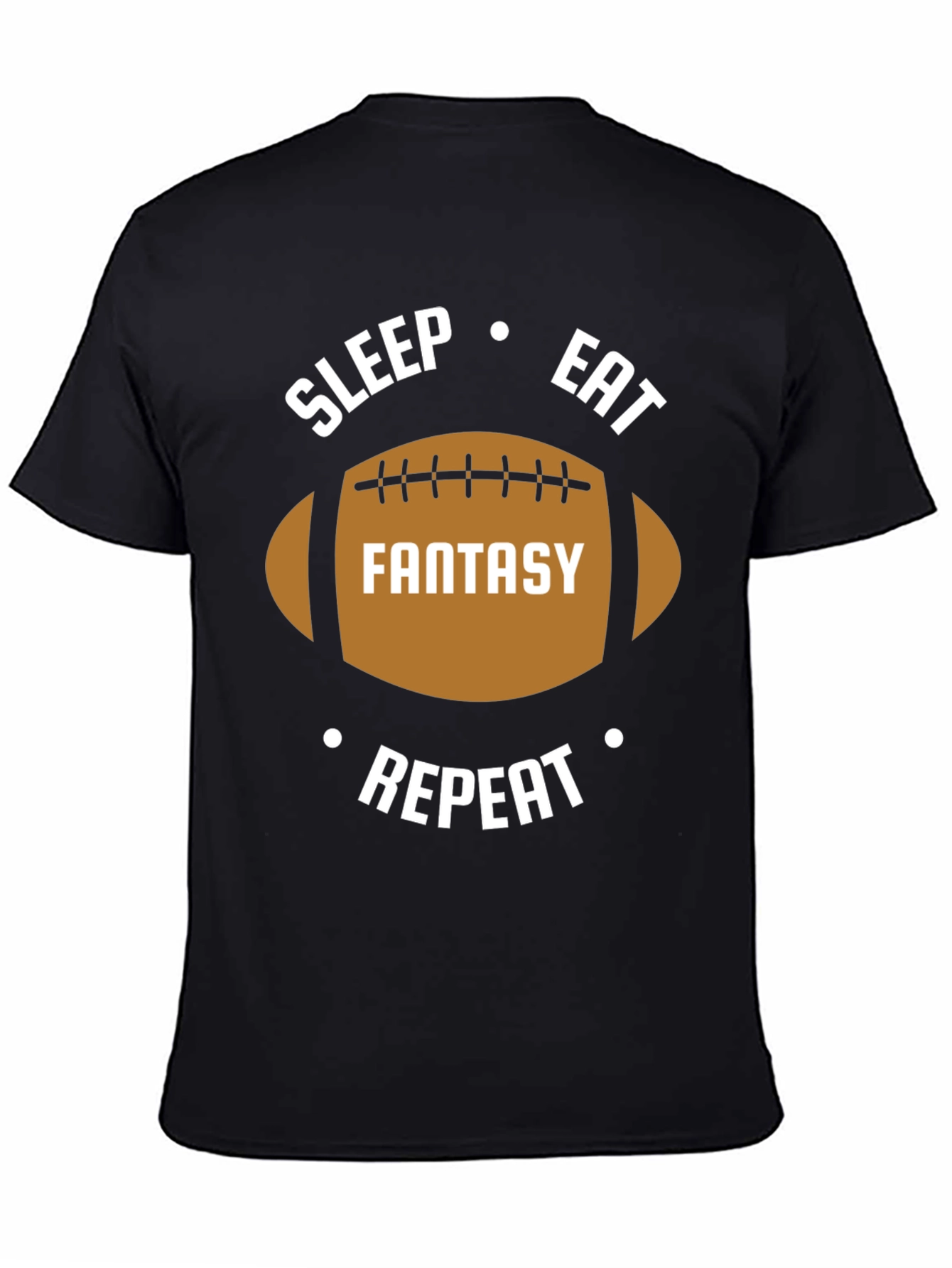 Fantasy Football T-Shirt - Sleep Eat Repeat