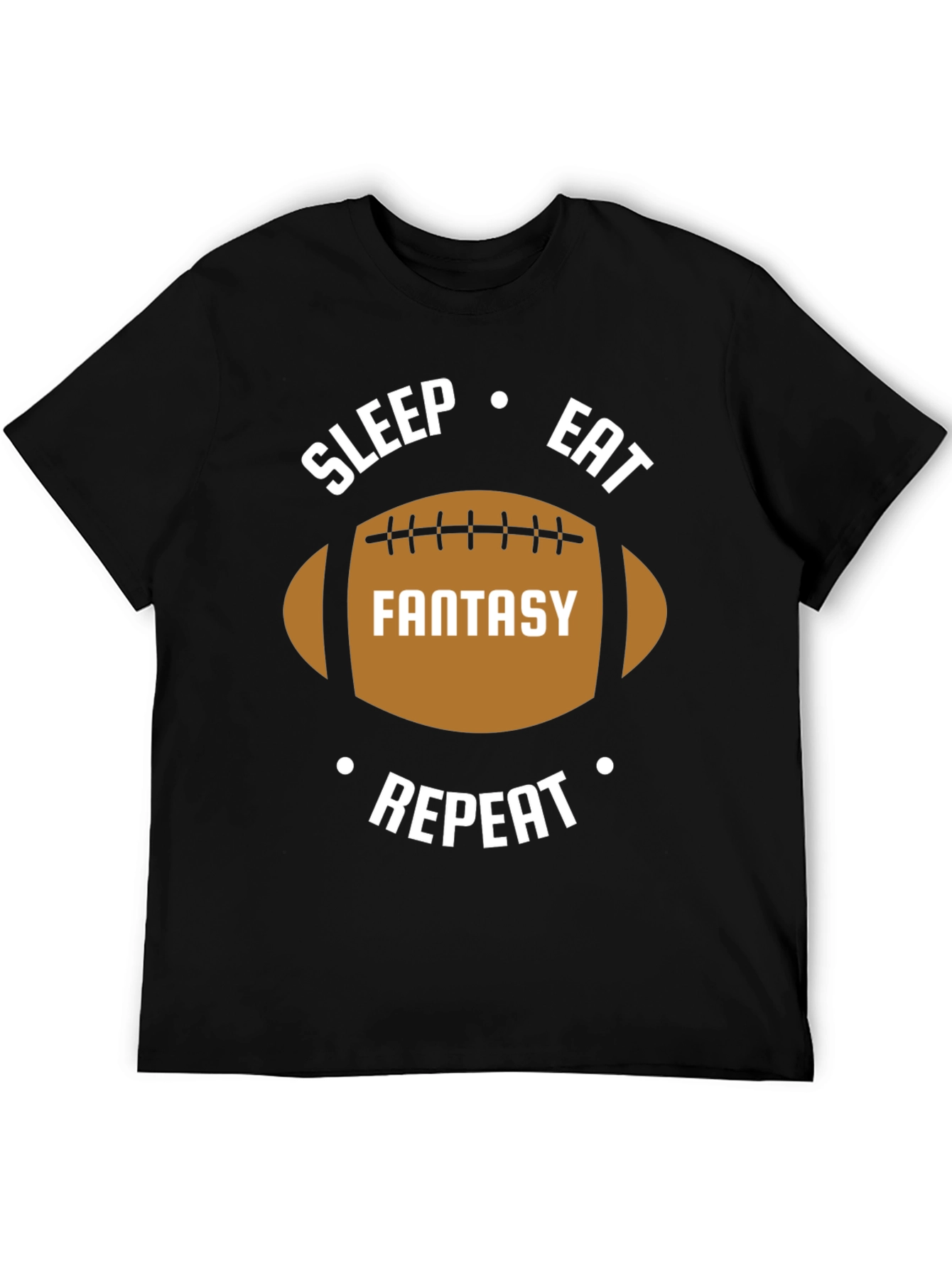 Fantasy Football T-Shirt - Sleep Eat Repeat