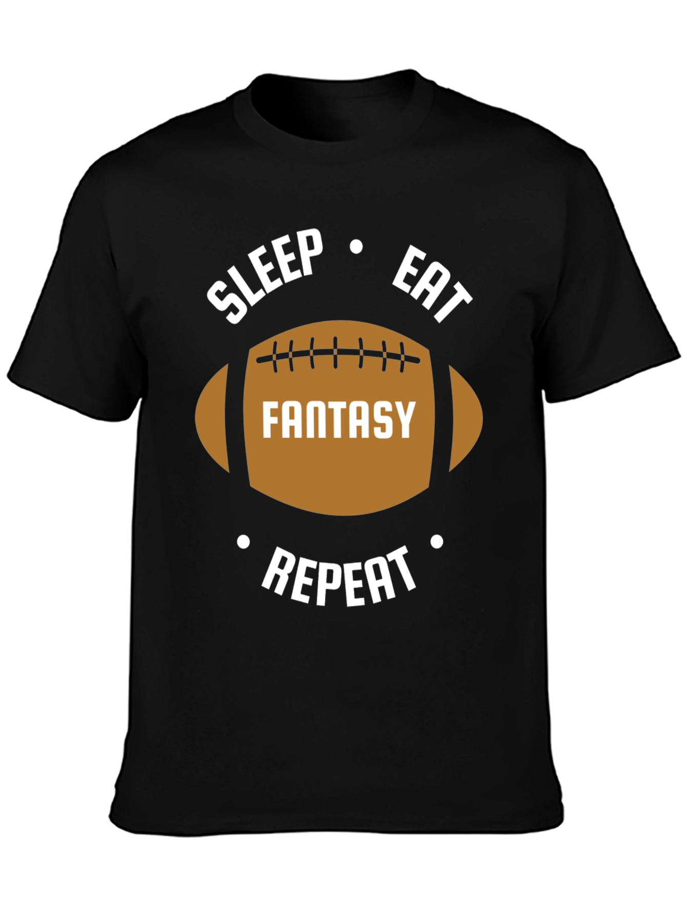 Fantasy Football T-Shirt - Sleep Eat Repeat