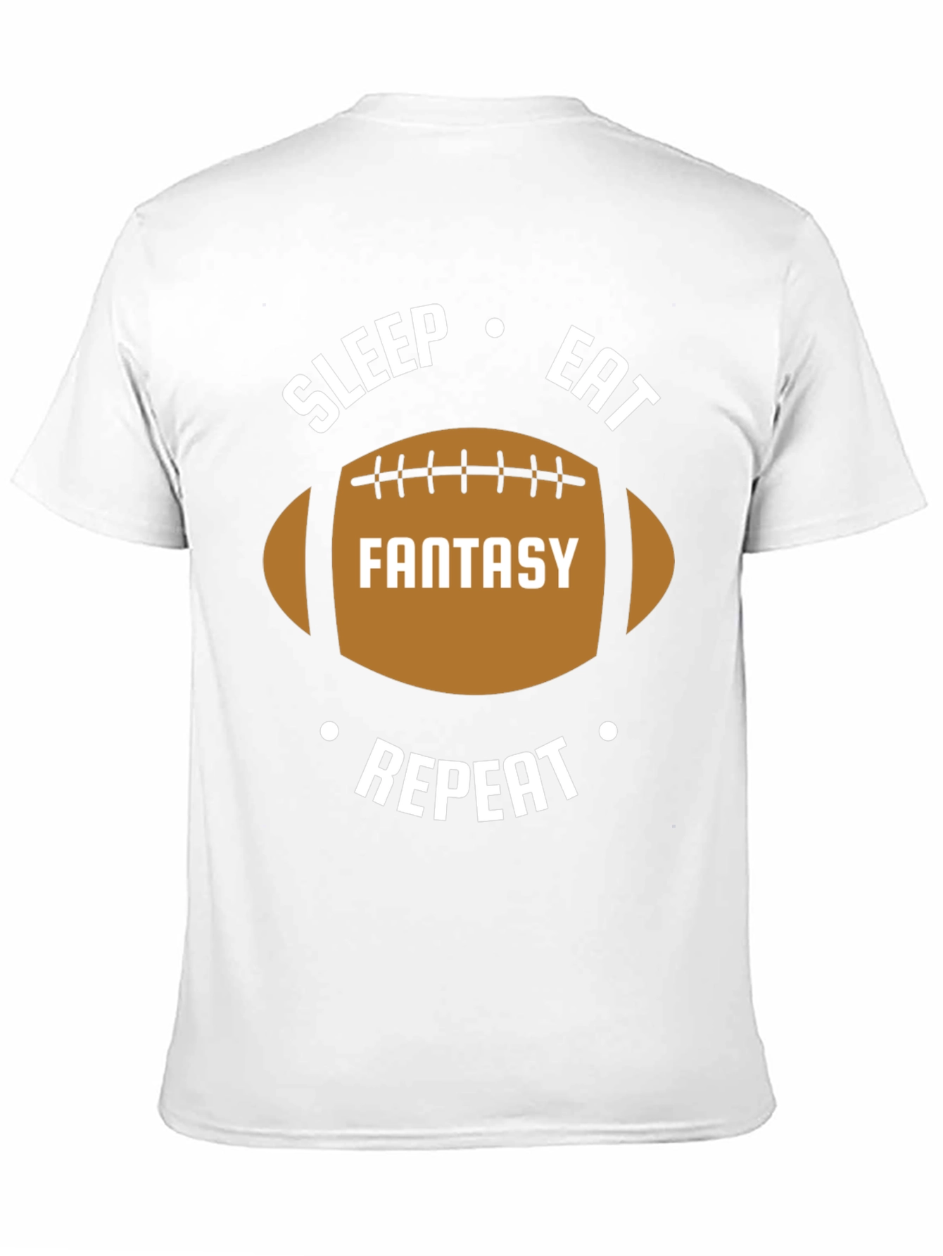 Fantasy Football T-Shirt - Sleep Eat Repeat