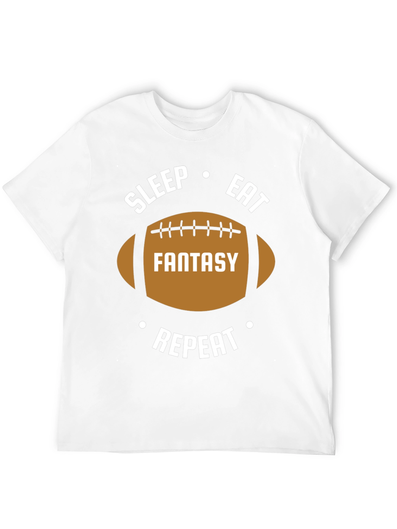 Fantasy Football T-Shirt - Sleep Eat Repeat