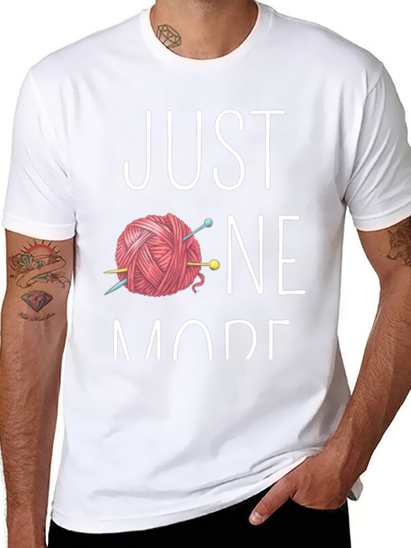Knitting Lover Tee: Just One More Row!