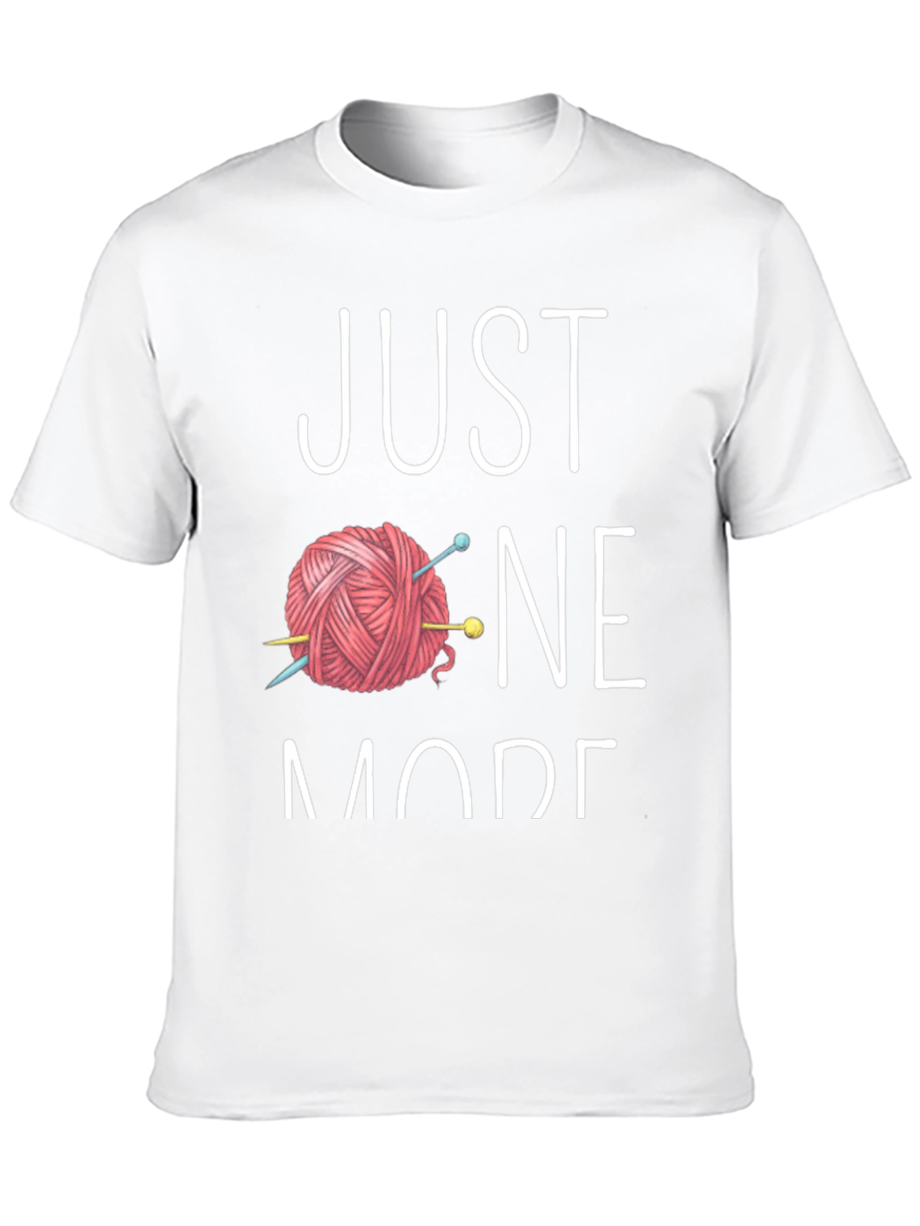 Knitting Lover Tee: Just One More Row!