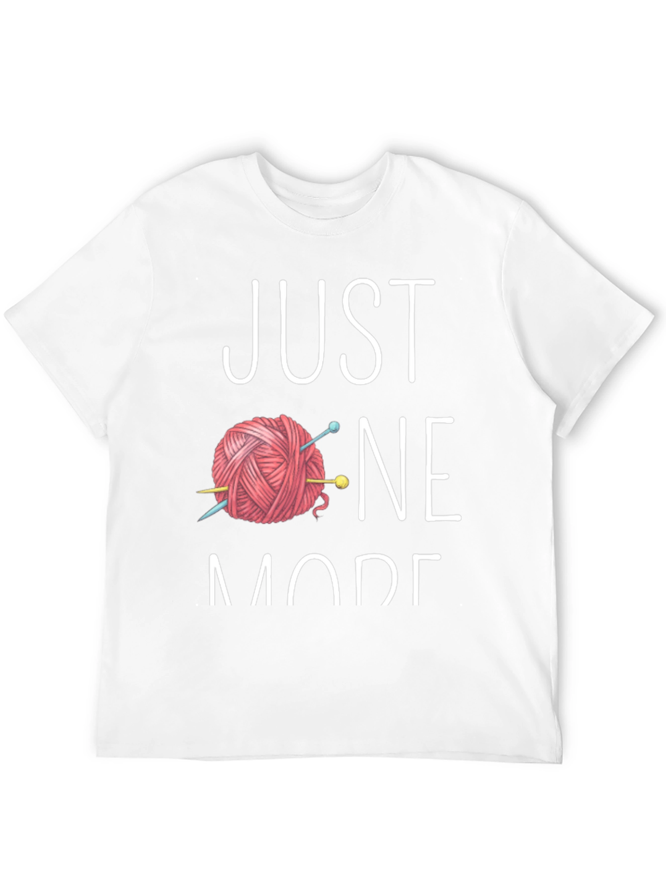 Knitting Lover Tee: Just One More Row!