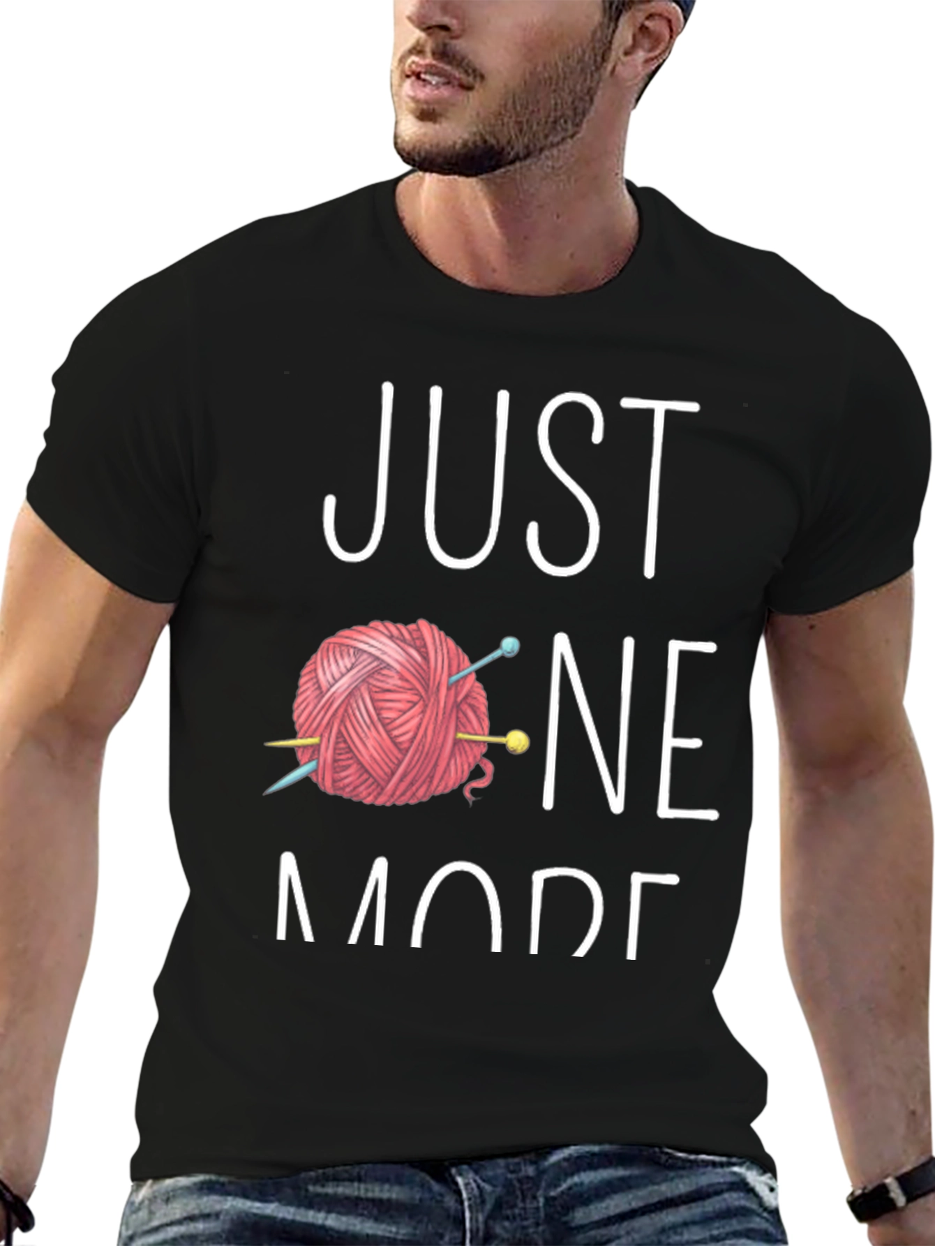 Knitting Lover Tee: Just One More Row!