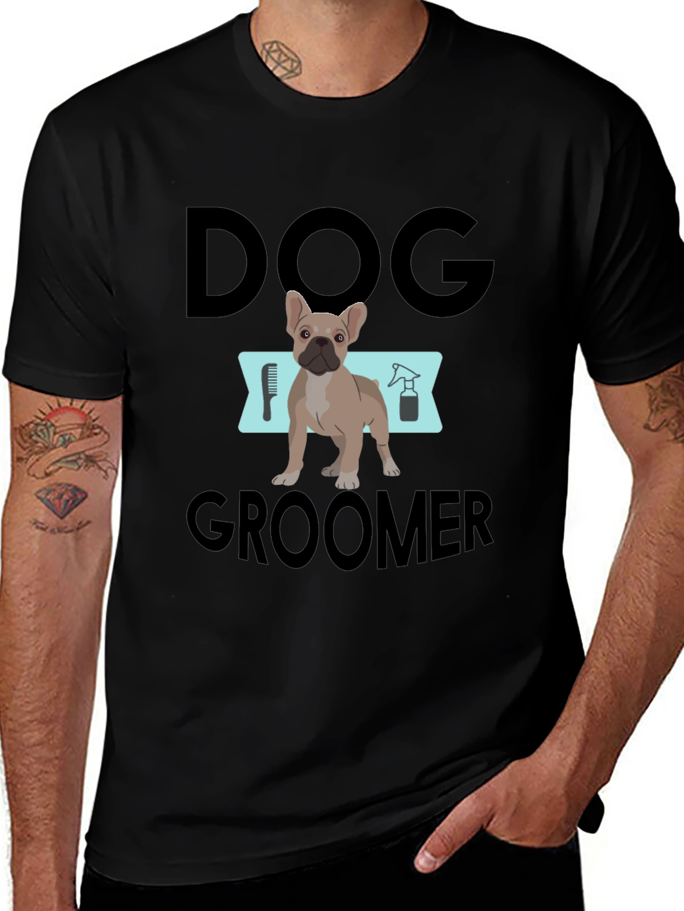 Dog Groomer T-Shirt - Cute Pet Grooming Apparel