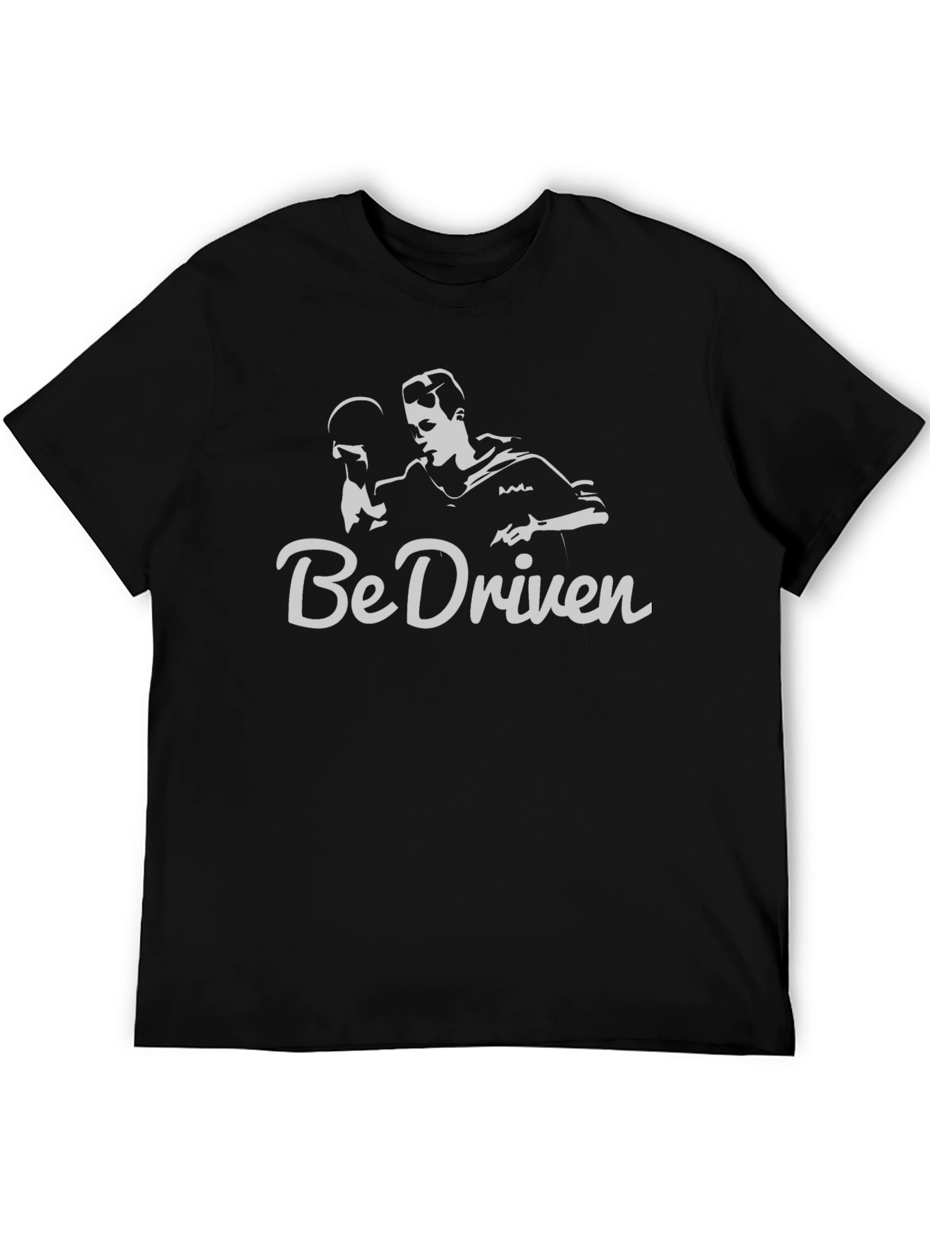 Be Driven T-Shirt: Table Tennis Silhouette Graphic Tee