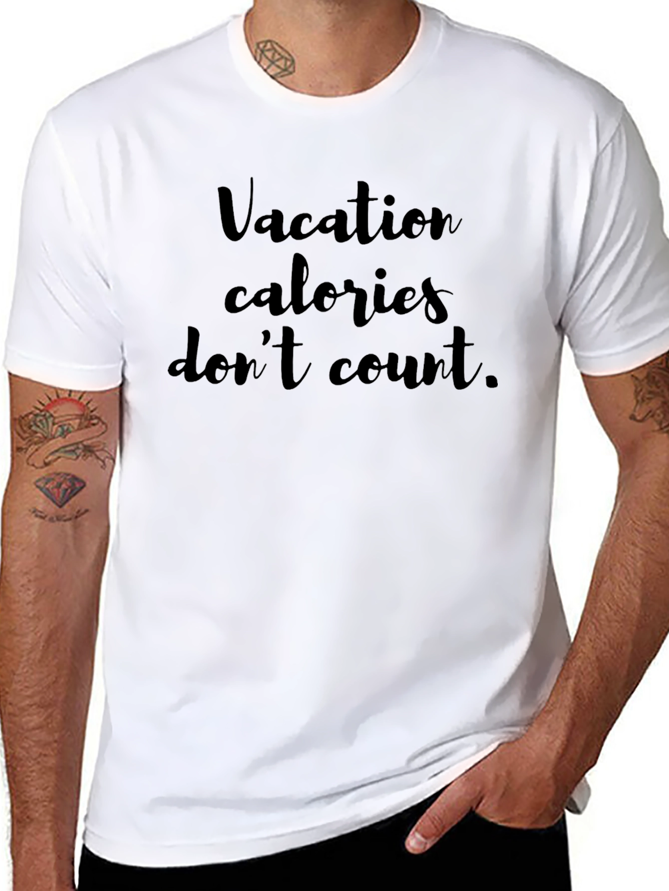Vacation Calories Dont Count Graphic Tee