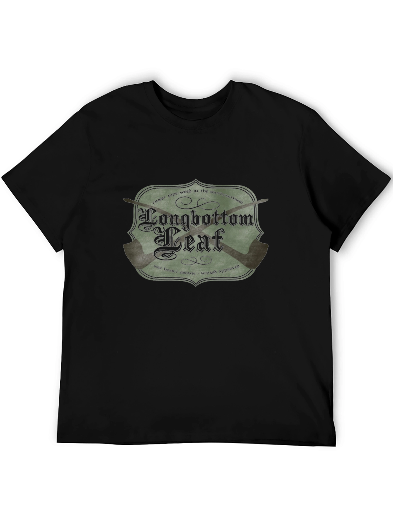 Longbottom Leaf Hobbit Wizard Pipe Weed T-Shirt