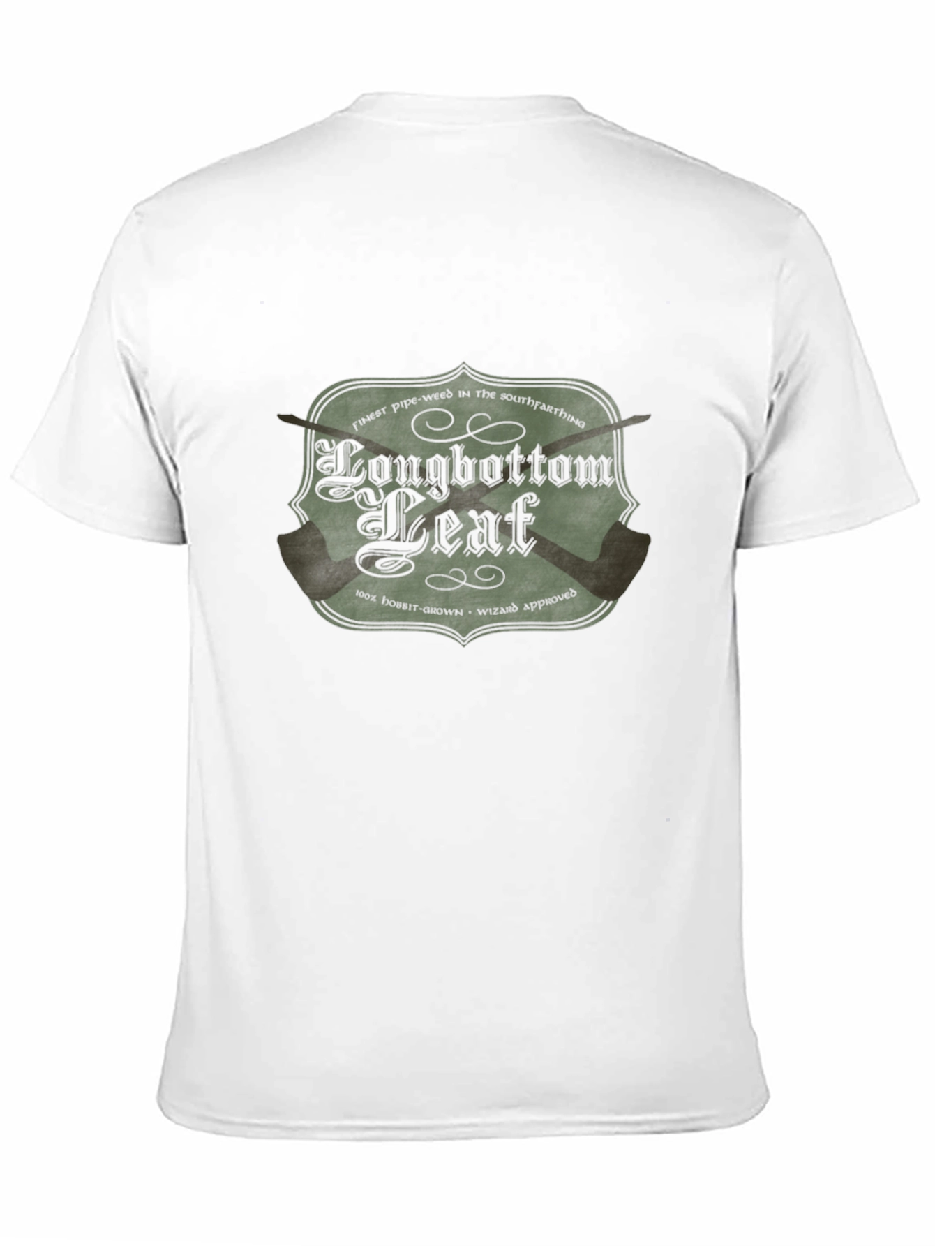 Longbottom Leaf Hobbit Wizard Pipe Weed T-Shirt