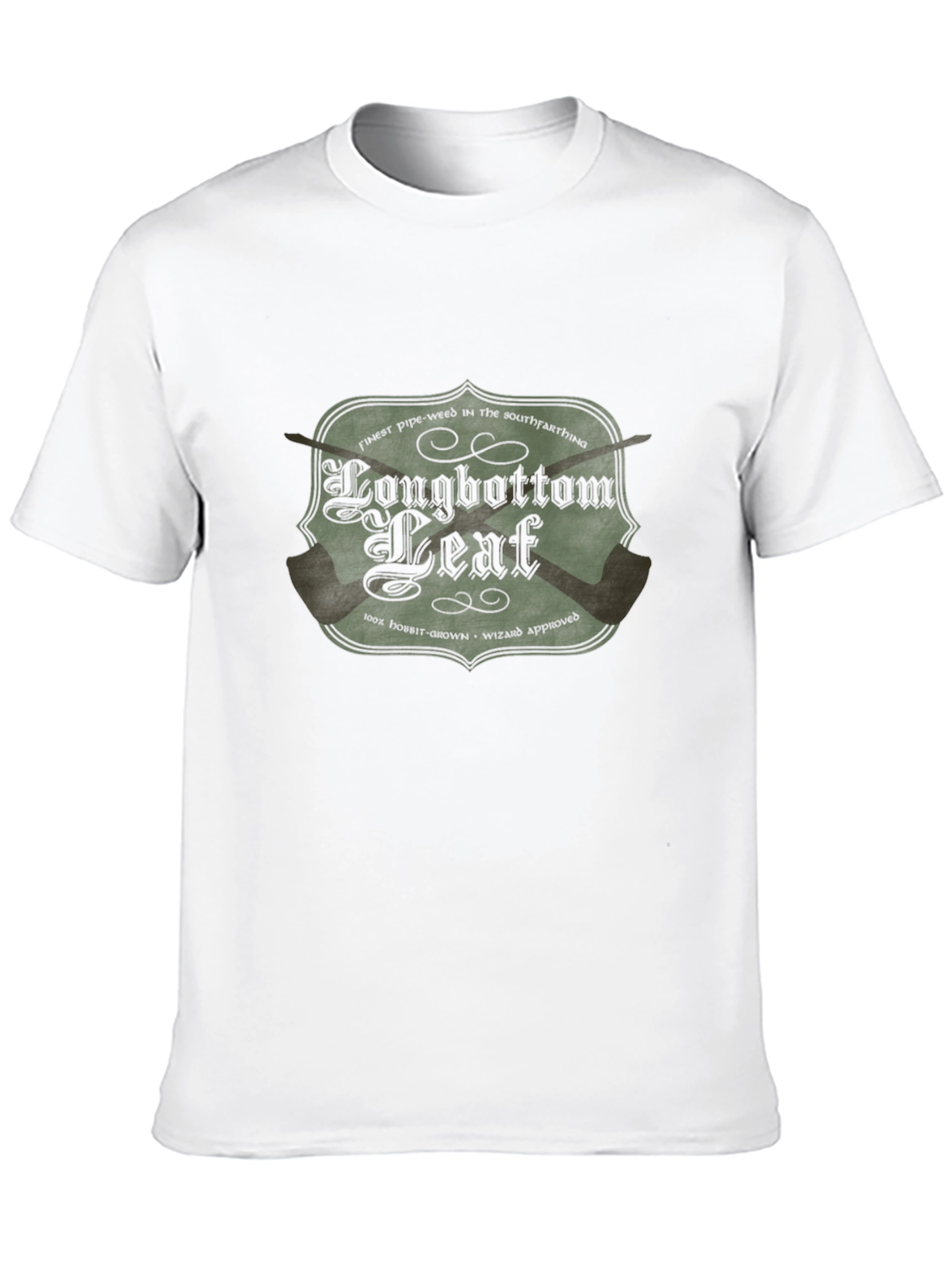 Longbottom Leaf Hobbit Wizard Pipe Weed T-Shirt