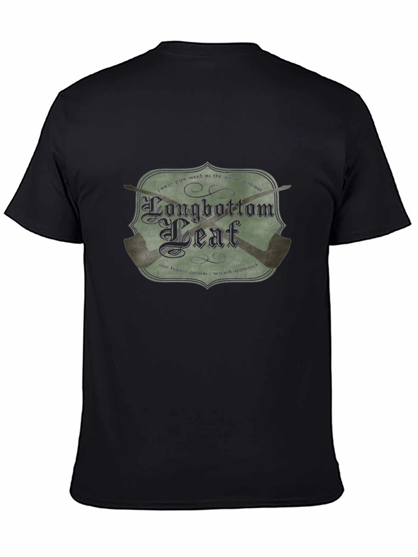 Longbottom Leaf Hobbit Wizard Pipe Weed T-Shirt