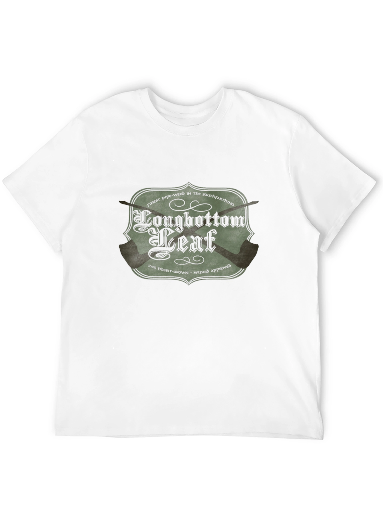 Longbottom Leaf Hobbit Wizard Pipe Weed T-Shirt