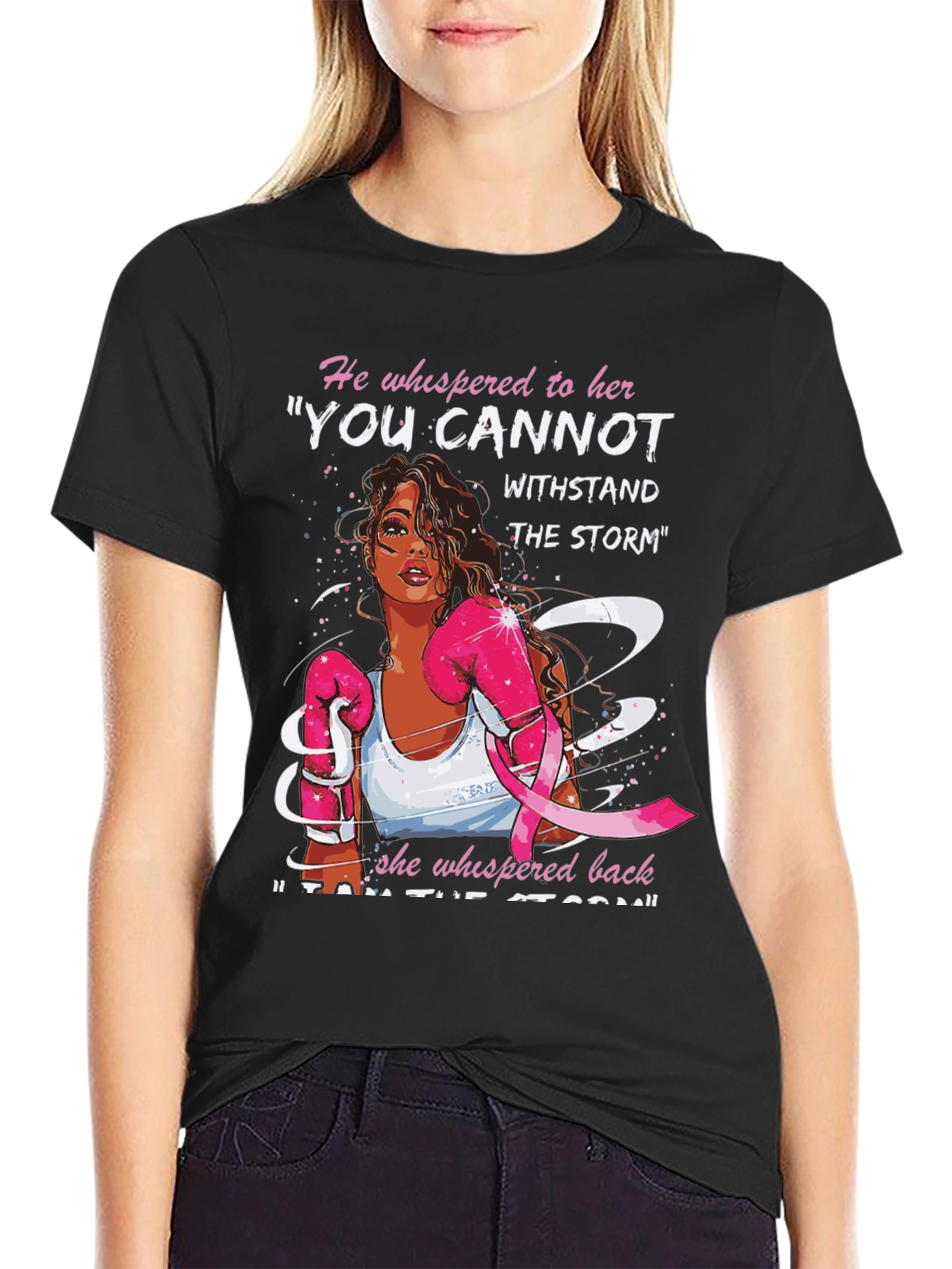 Empowered Woman Storm Graphic Tee
