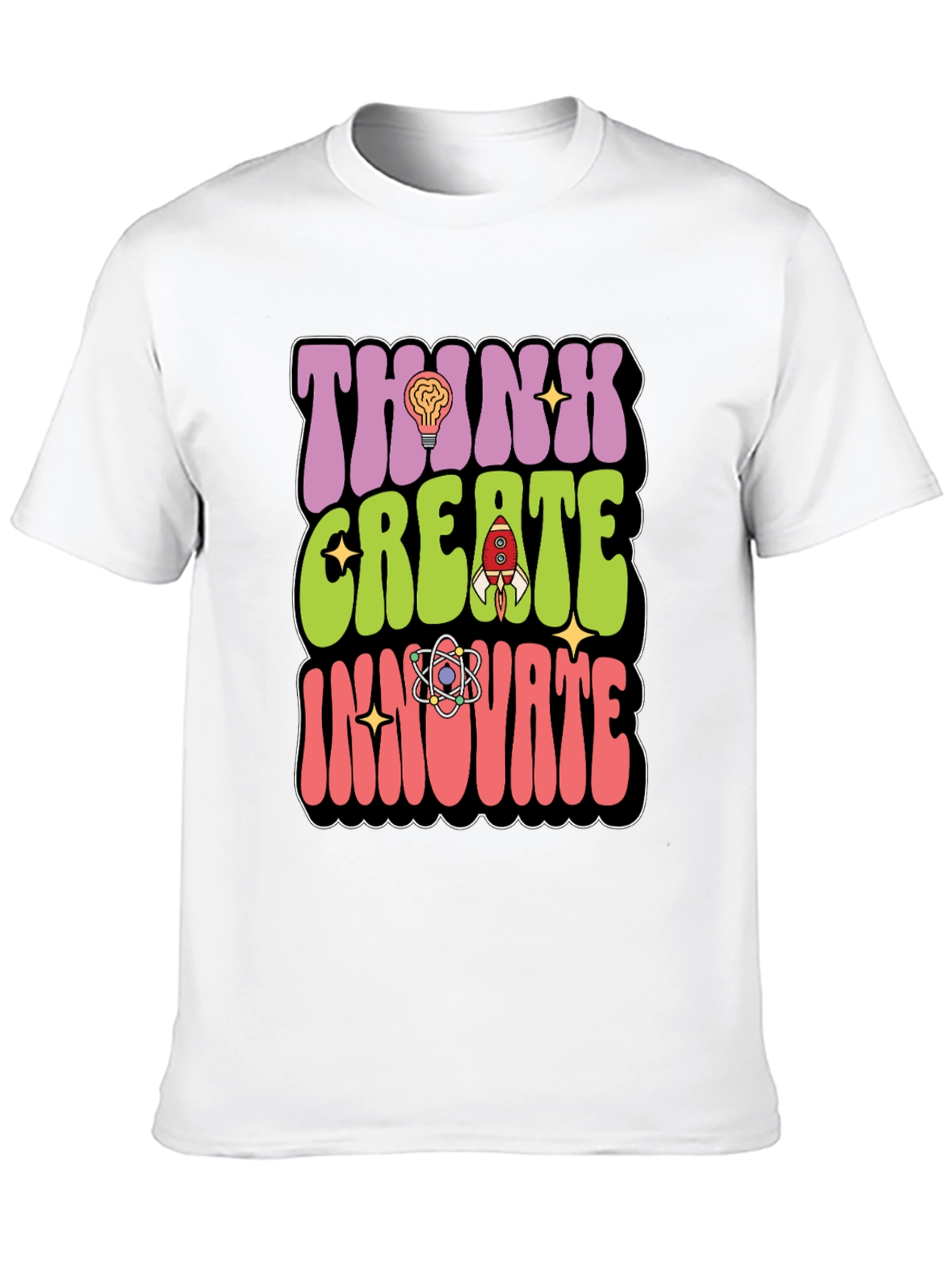 Think Create Innovate Graphic T-Shirt