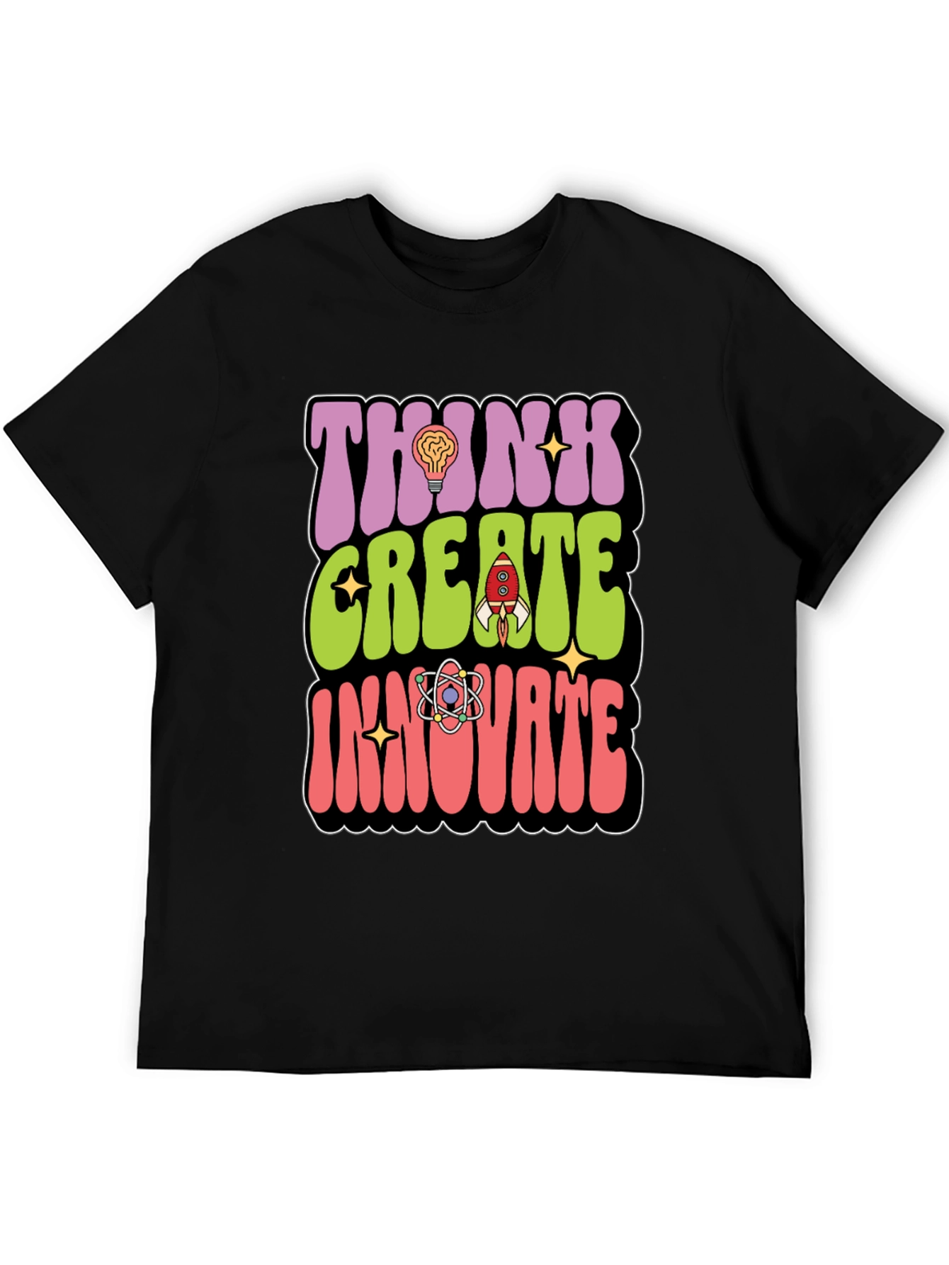 Think Create Innovate Graphic T-Shirt