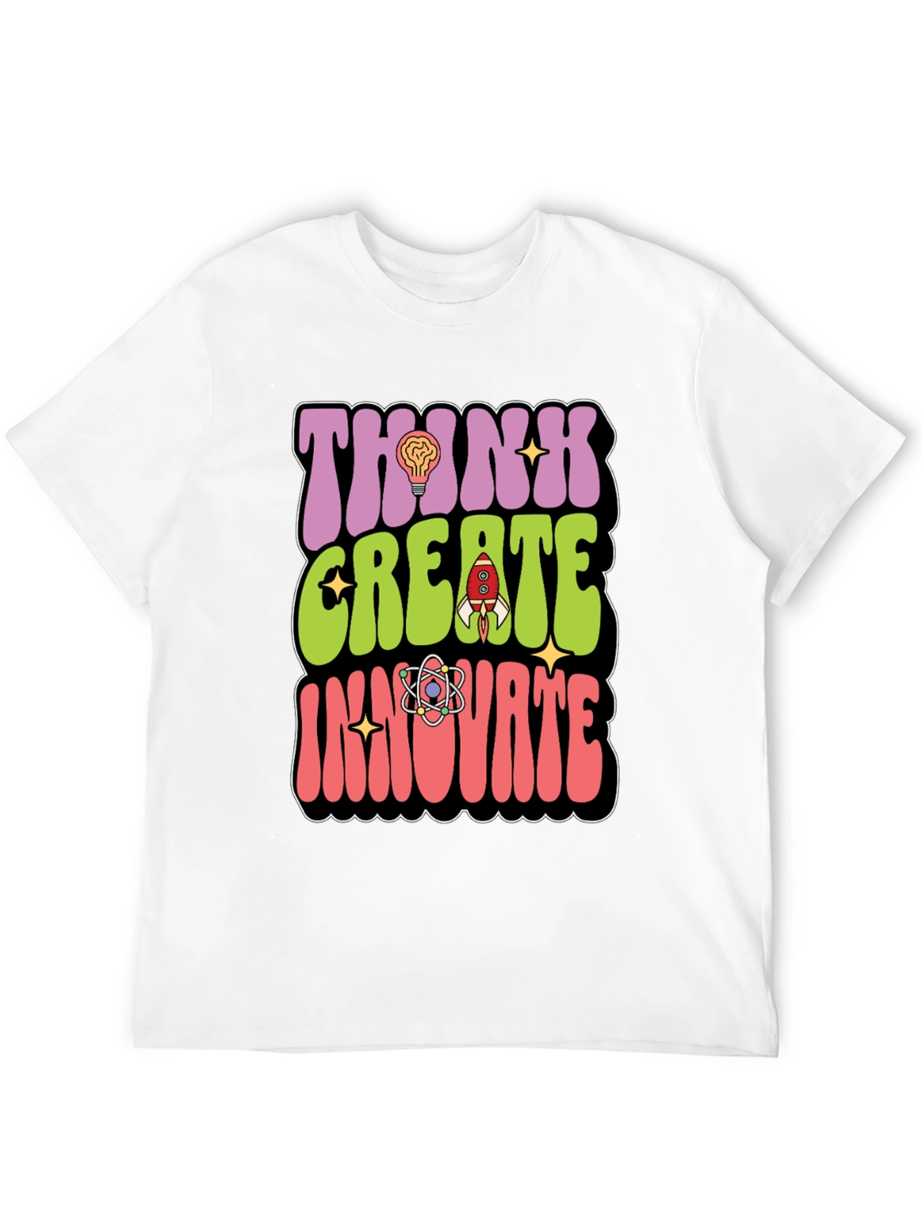 Think Create Innovate Graphic T-Shirt