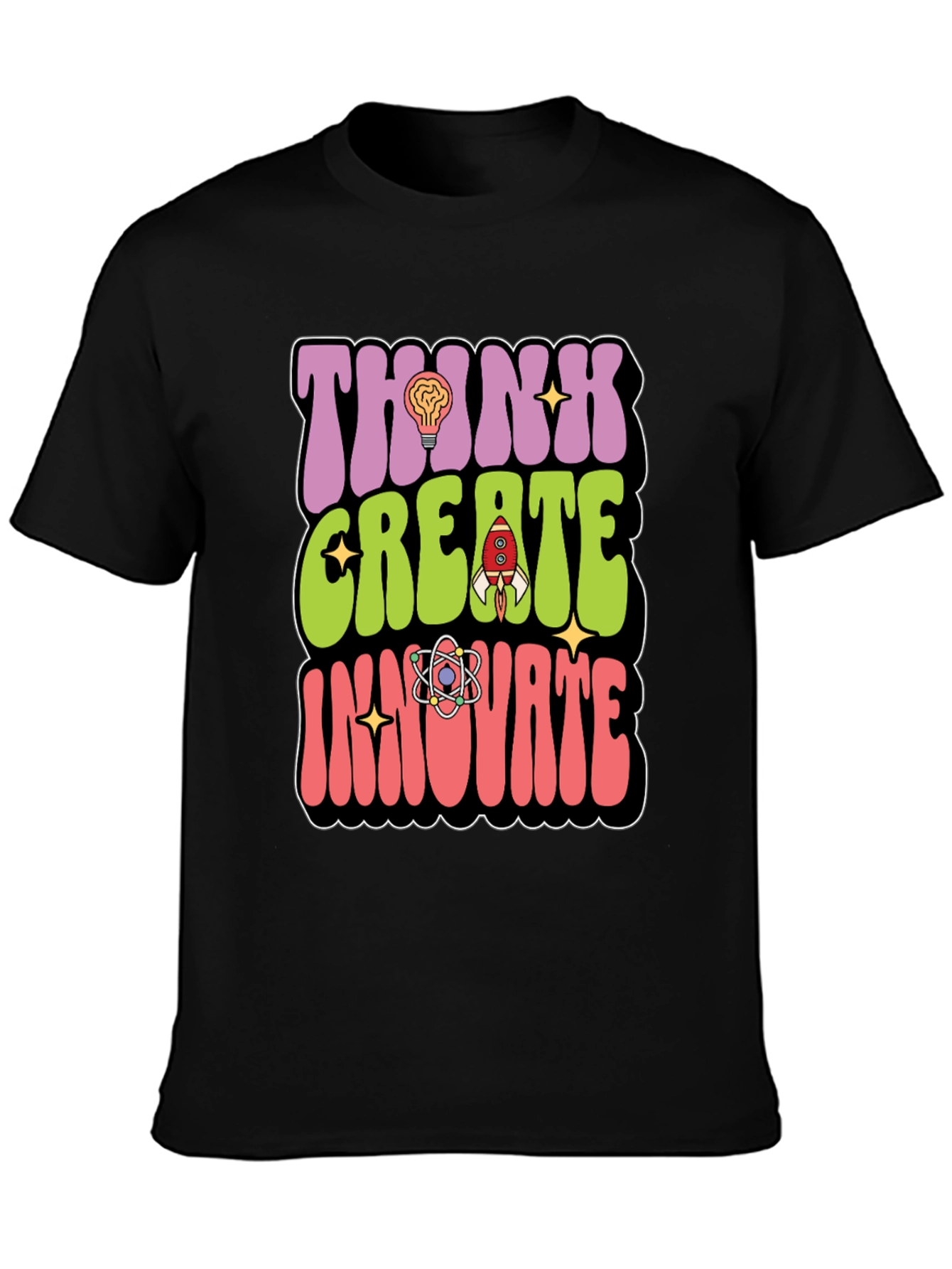 Think Create Innovate Graphic T-Shirt