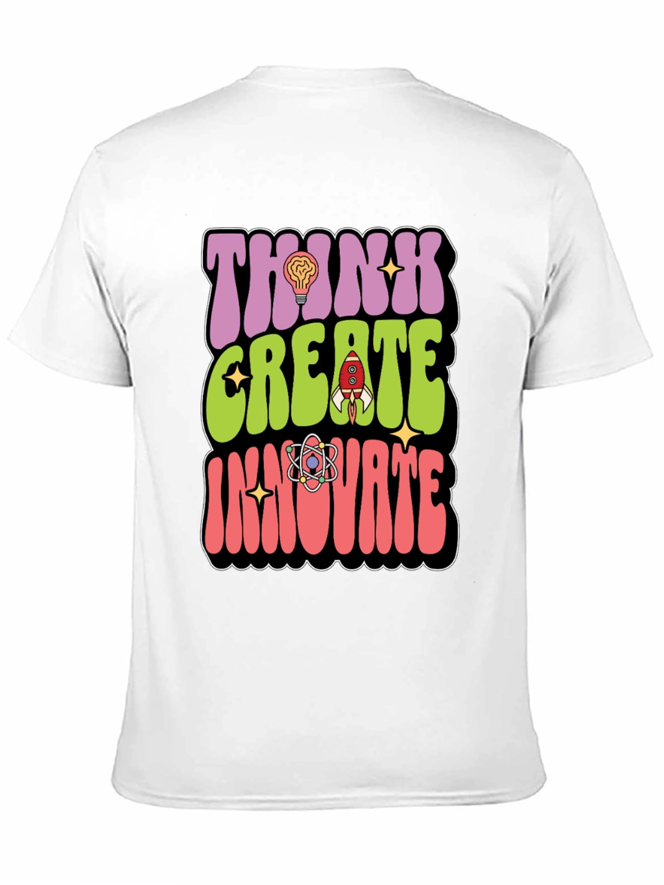 Think Create Innovate Graphic T-Shirt
