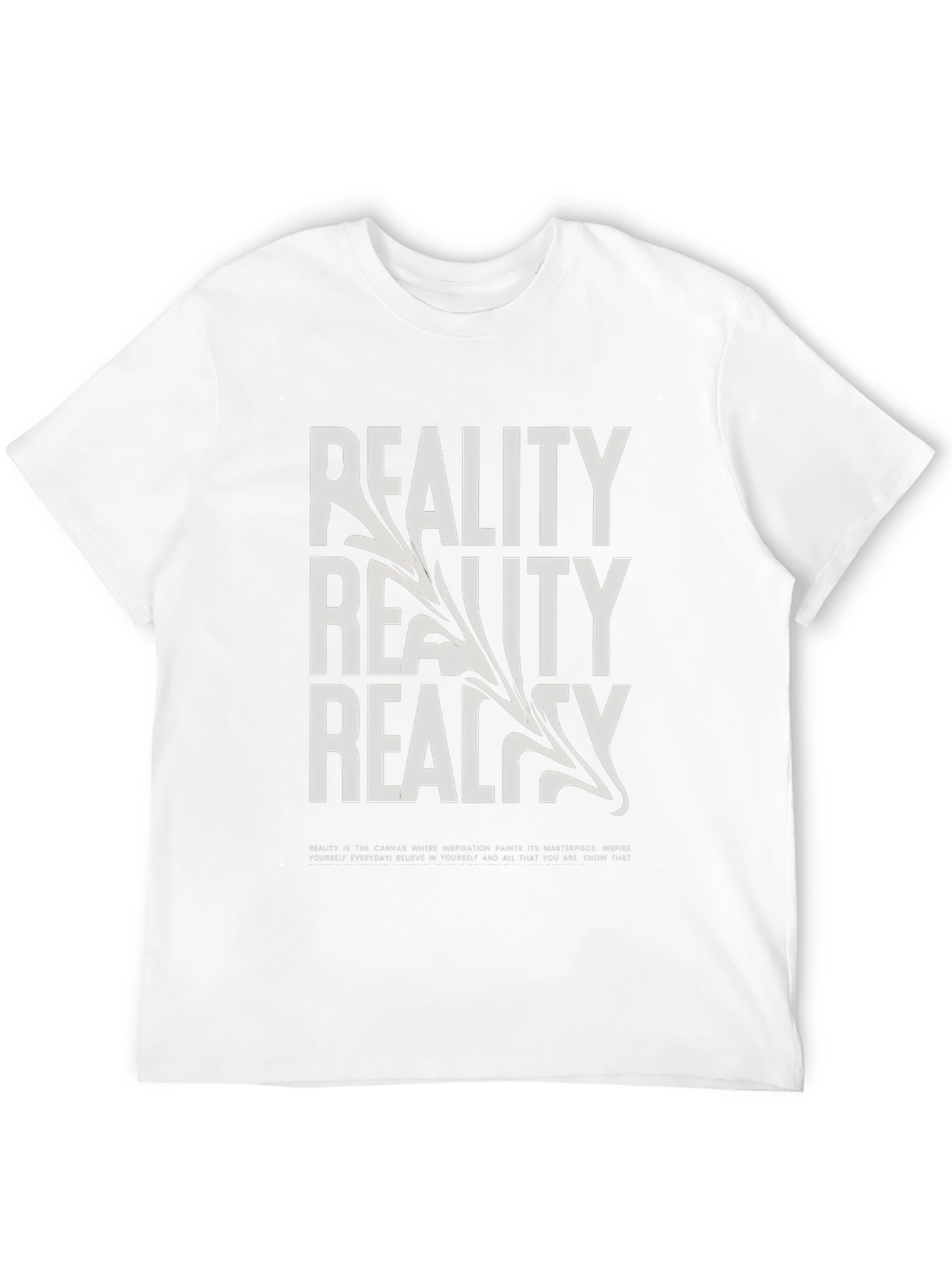 Reality Graphic Print T-Shirt